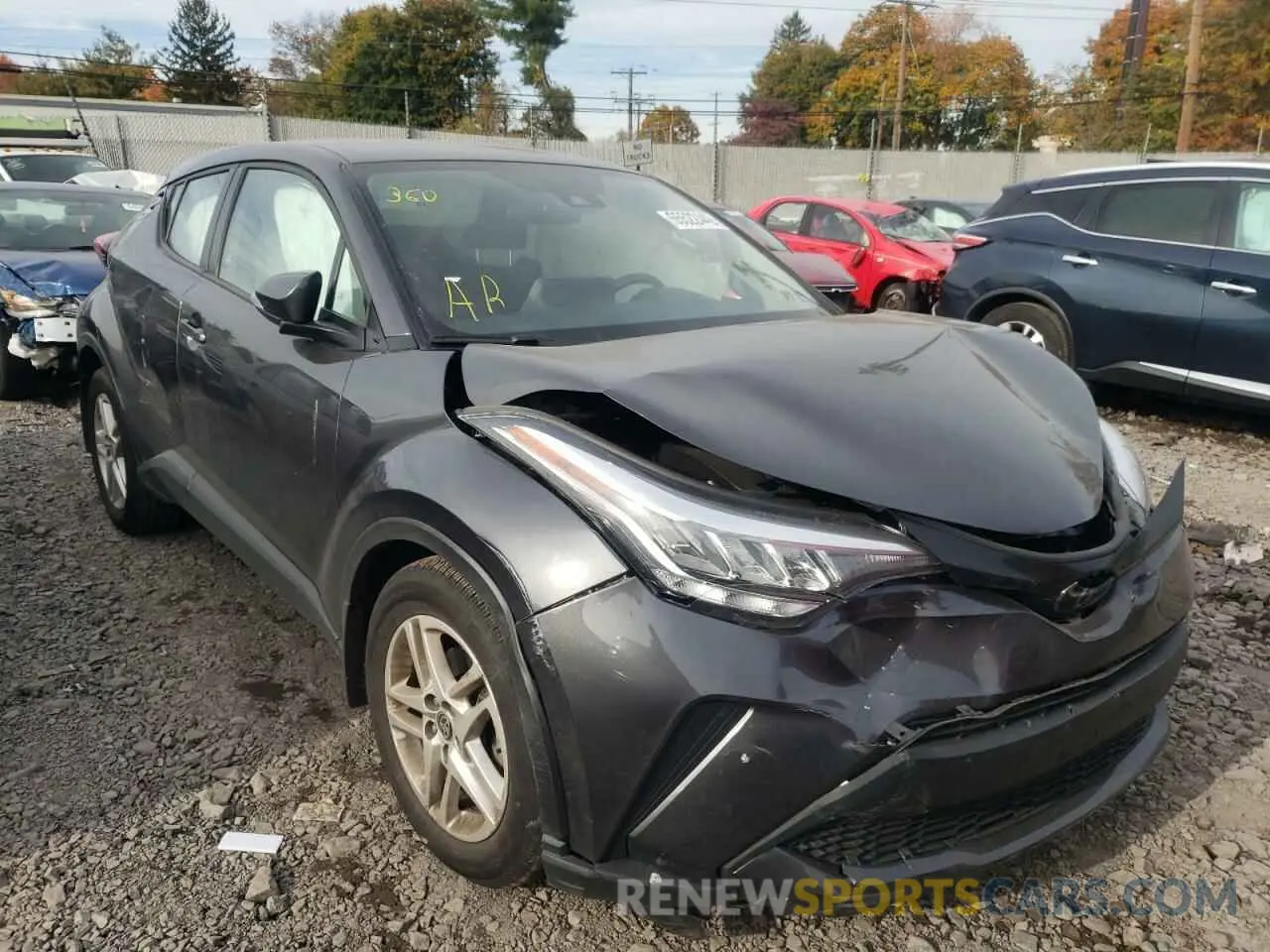 1 Фотография поврежденного автомобиля NMTKHMBX0MR132597 TOYOTA C-HR 2021