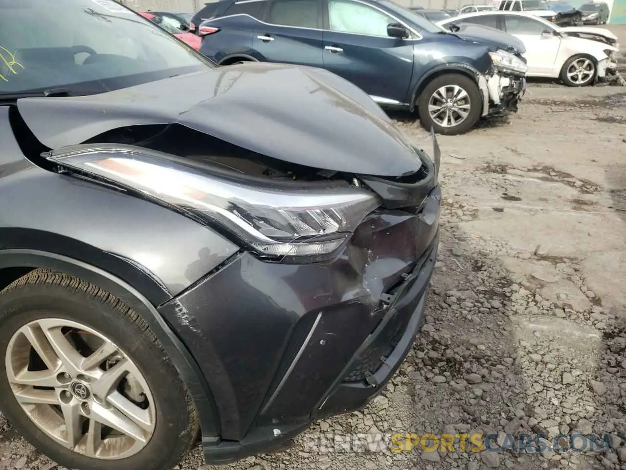 9 Фотография поврежденного автомобиля NMTKHMBX0MR132597 TOYOTA C-HR 2021