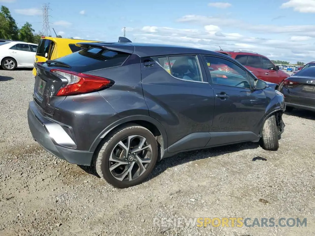 3 Фотография поврежденного автомобиля NMTKHMBX1MR121205 TOYOTA C-HR 2021
