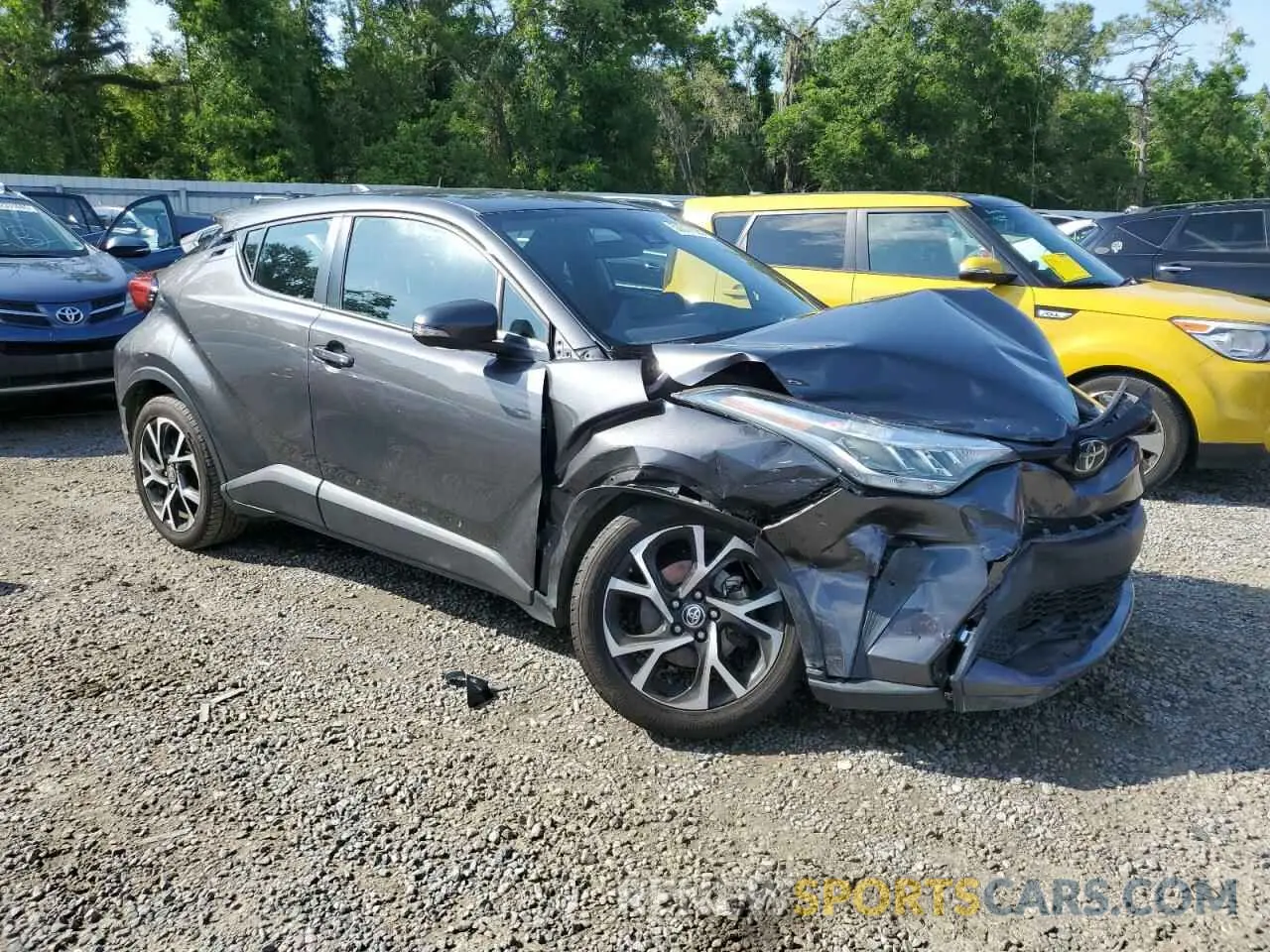 4 Фотография поврежденного автомобиля NMTKHMBX1MR121205 TOYOTA C-HR 2021