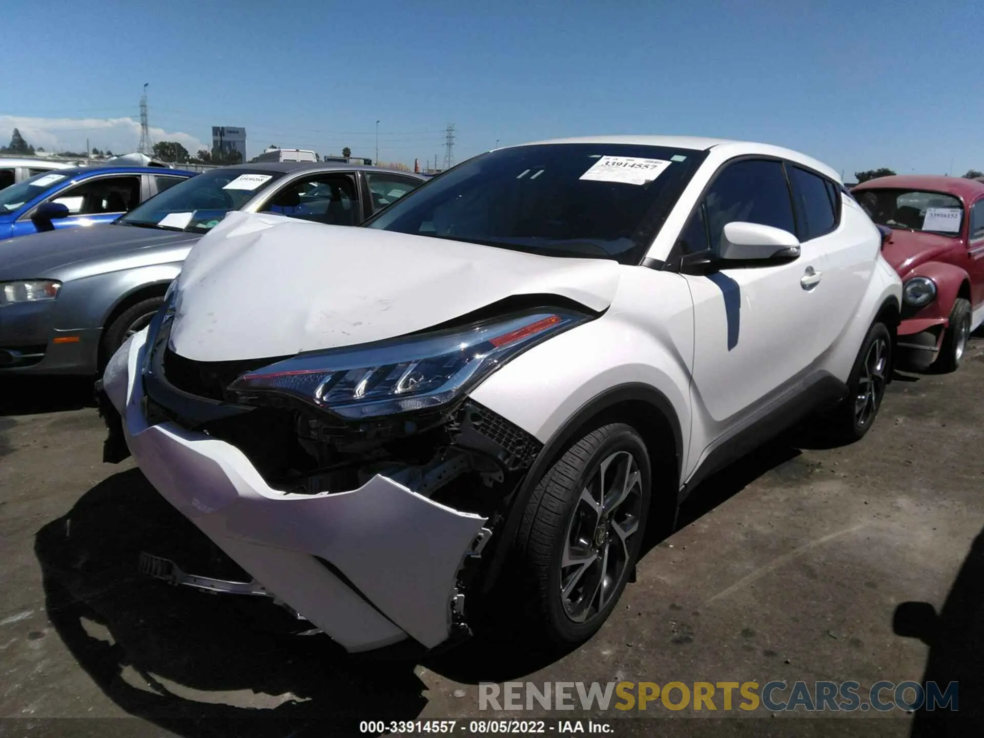 2 Фотография поврежденного автомобиля NMTKHMBX1MR131779 TOYOTA C-HR 2021