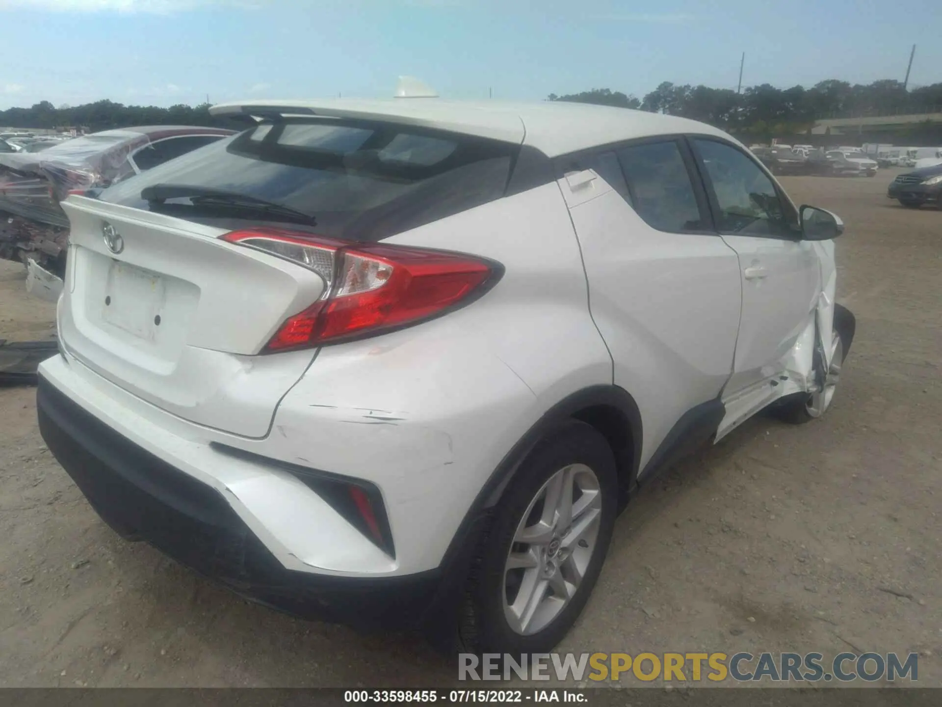 4 Фотография поврежденного автомобиля NMTKHMBX1MR132835 TOYOTA C-HR 2021