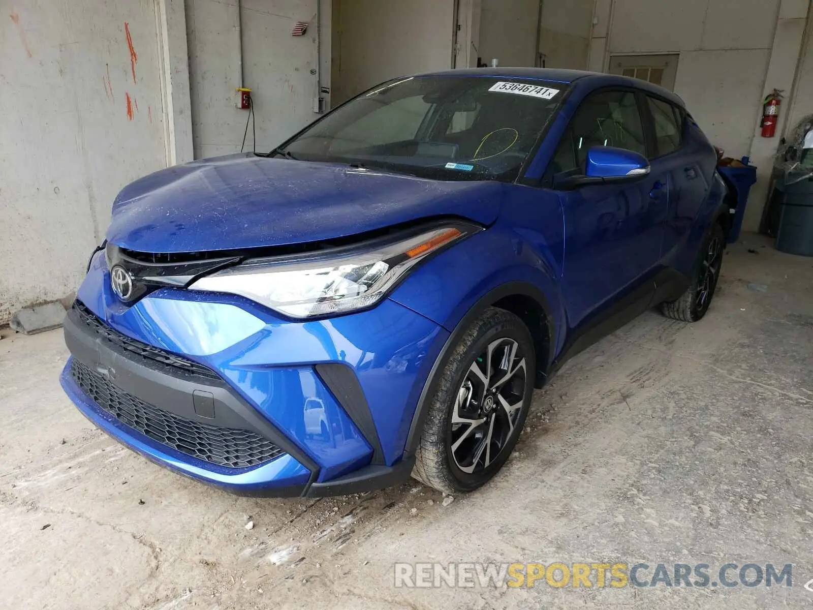 2 Photograph of a damaged car NMTKHMBX2MR129197 TOYOTA C-HR 2021