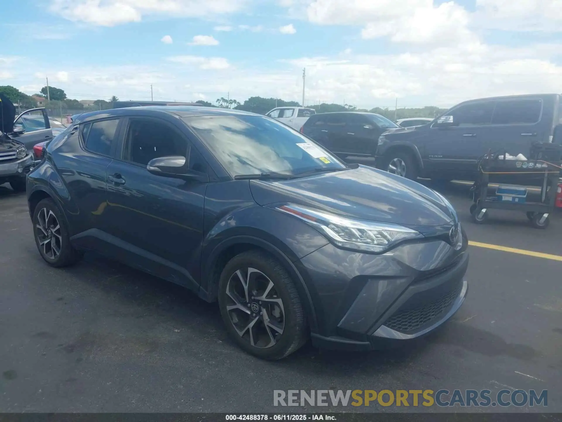 1 Photograph of a damaged car NMTKHMBX2MR138210 TOYOTA C-HR 2021