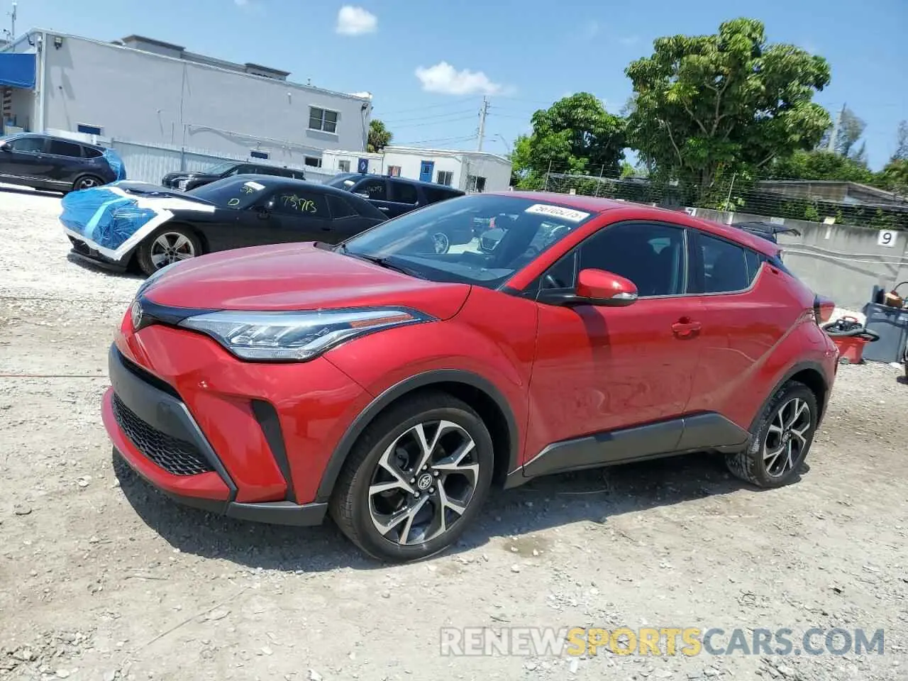 1 Фотография поврежденного автомобиля NMTKHMBX3MR120332 TOYOTA C-HR 2021