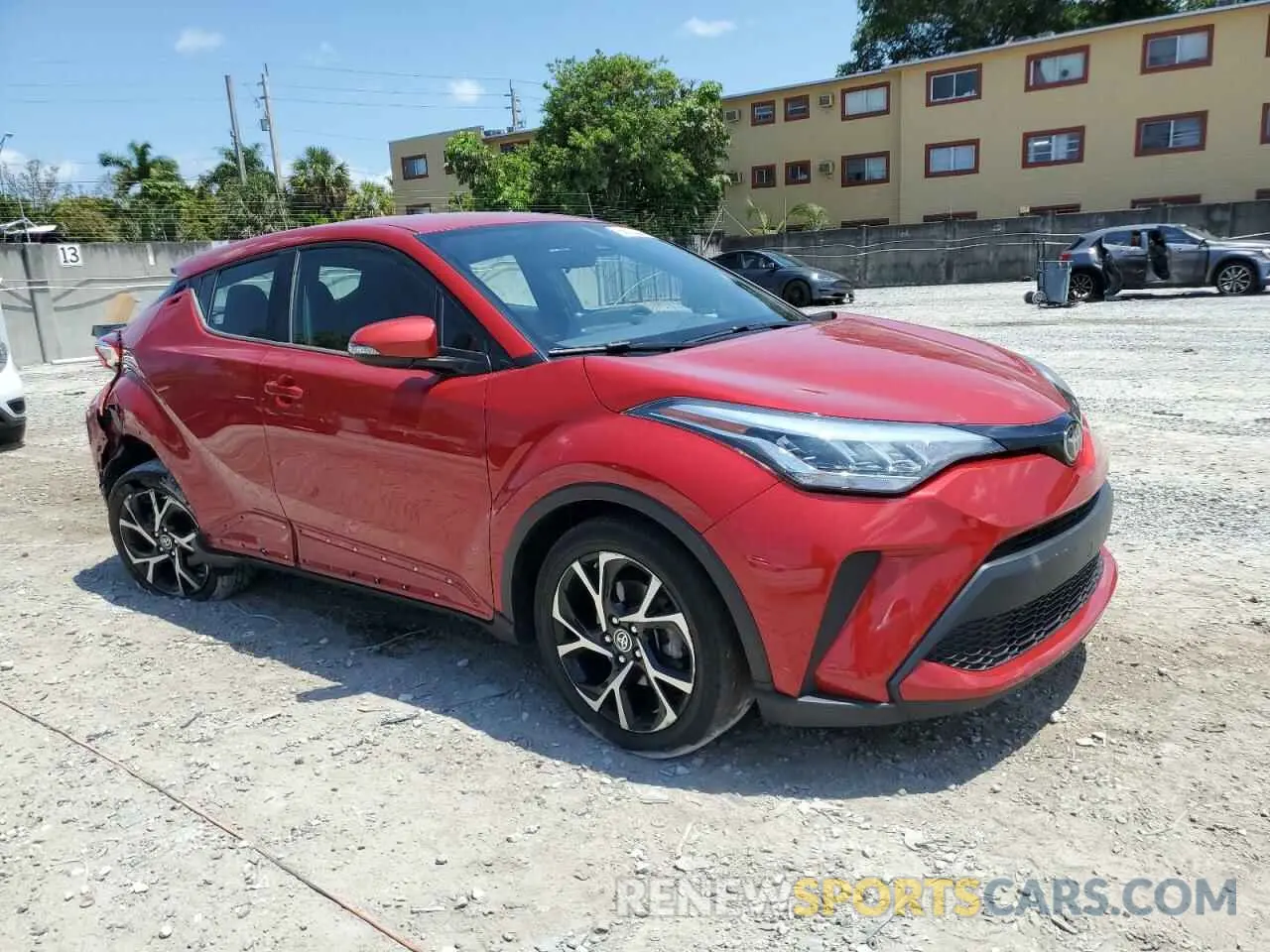 4 Фотография поврежденного автомобиля NMTKHMBX3MR120332 TOYOTA C-HR 2021