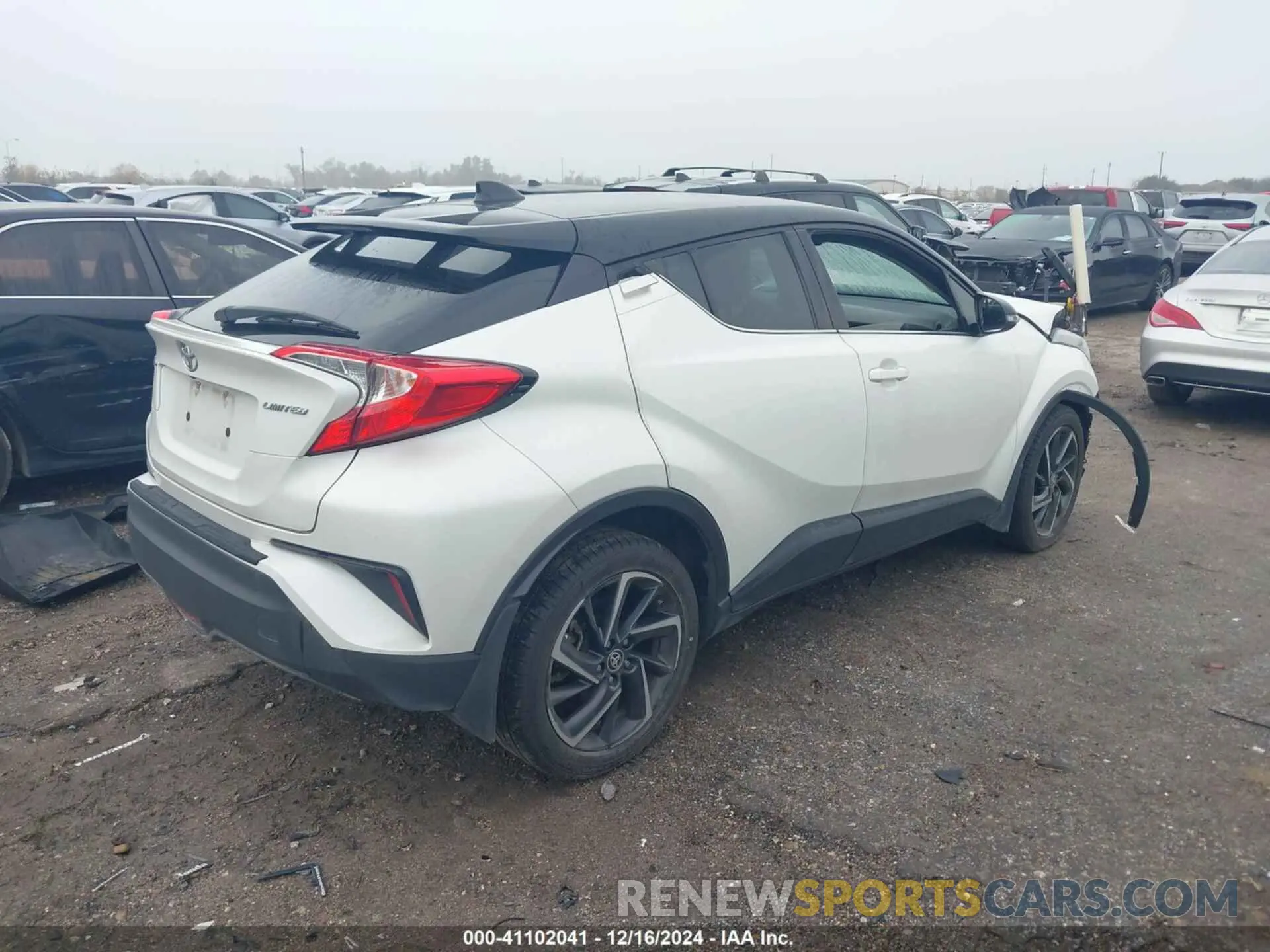 4 Фотография поврежденного автомобиля NMTKHMBX4MR128066 TOYOTA C-HR 2021