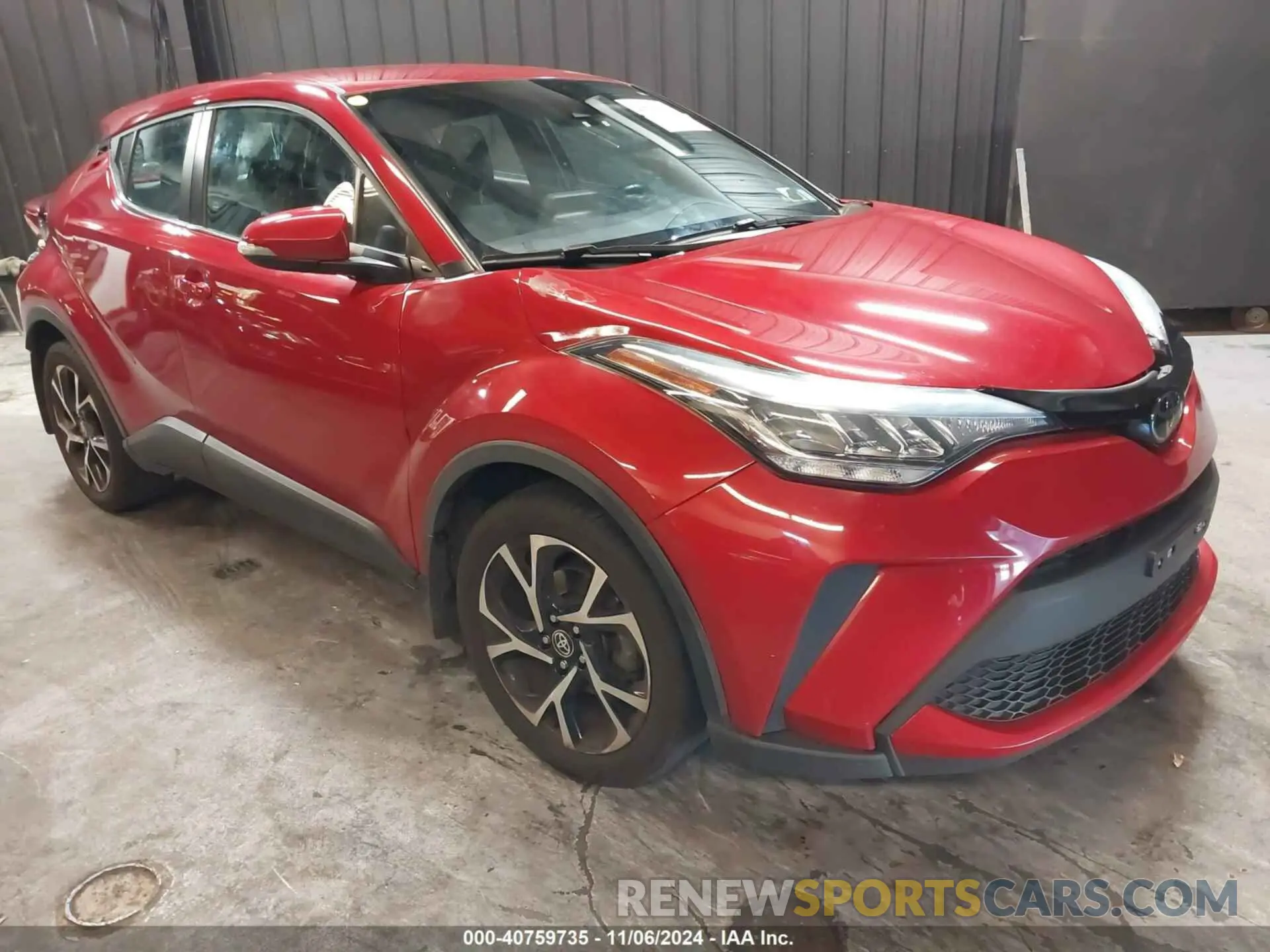 1 Photograph of a damaged car NMTKHMBX5MR125743 TOYOTA C-HR 2021