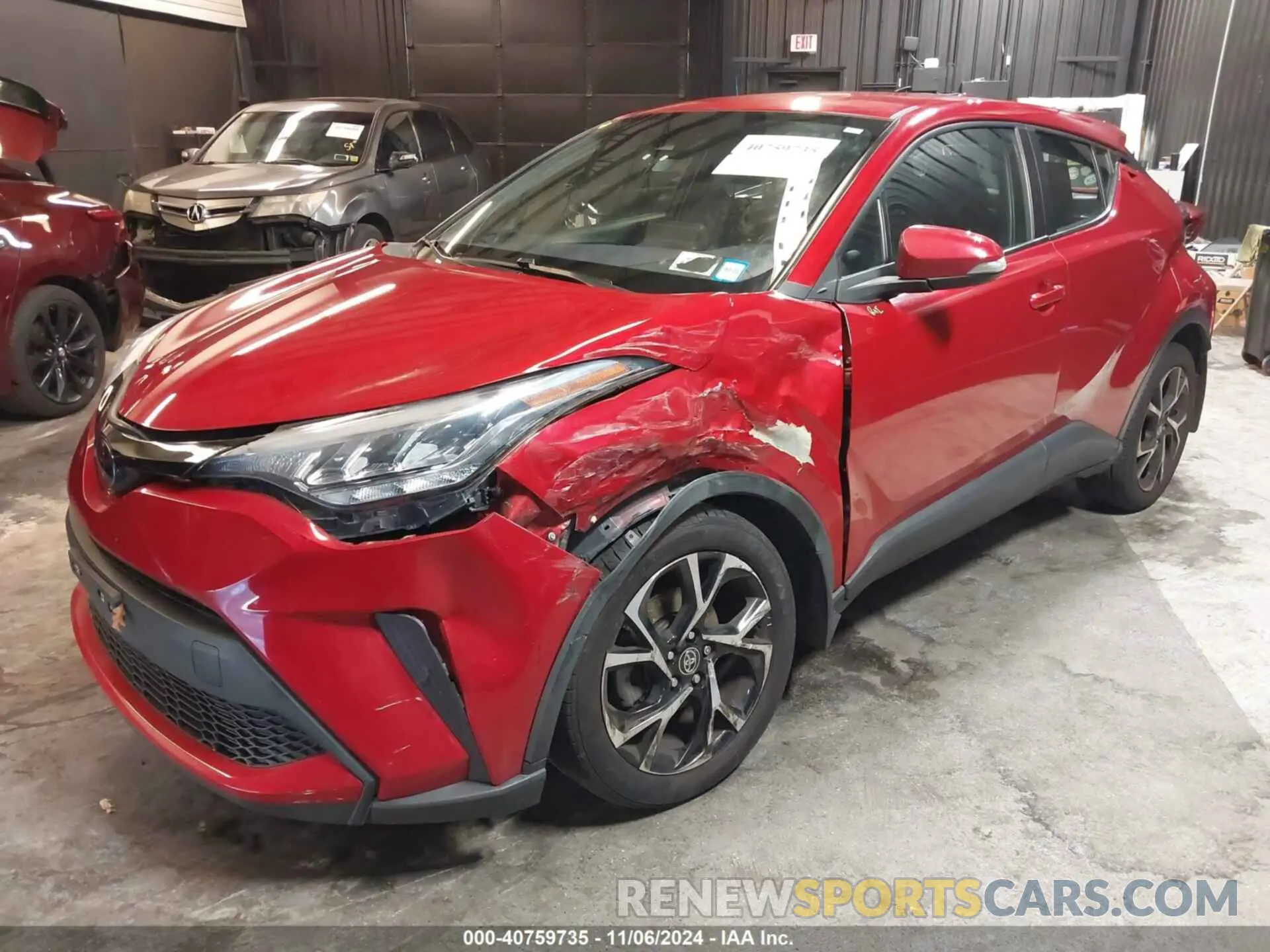 2 Photograph of a damaged car NMTKHMBX5MR125743 TOYOTA C-HR 2021