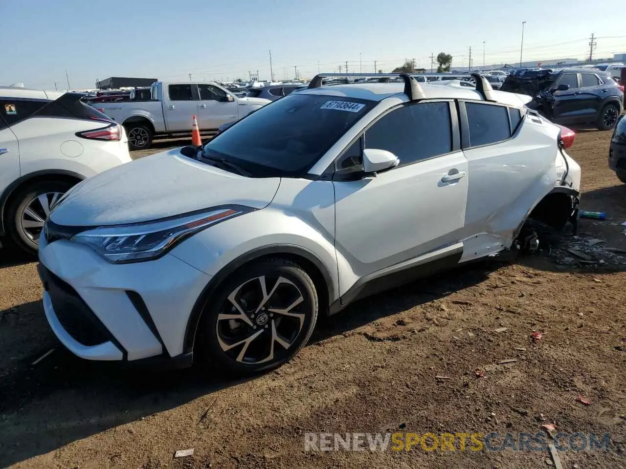 1 Photograph of a damaged car NMTKHMBX7MR140163 TOYOTA C-HR 2021