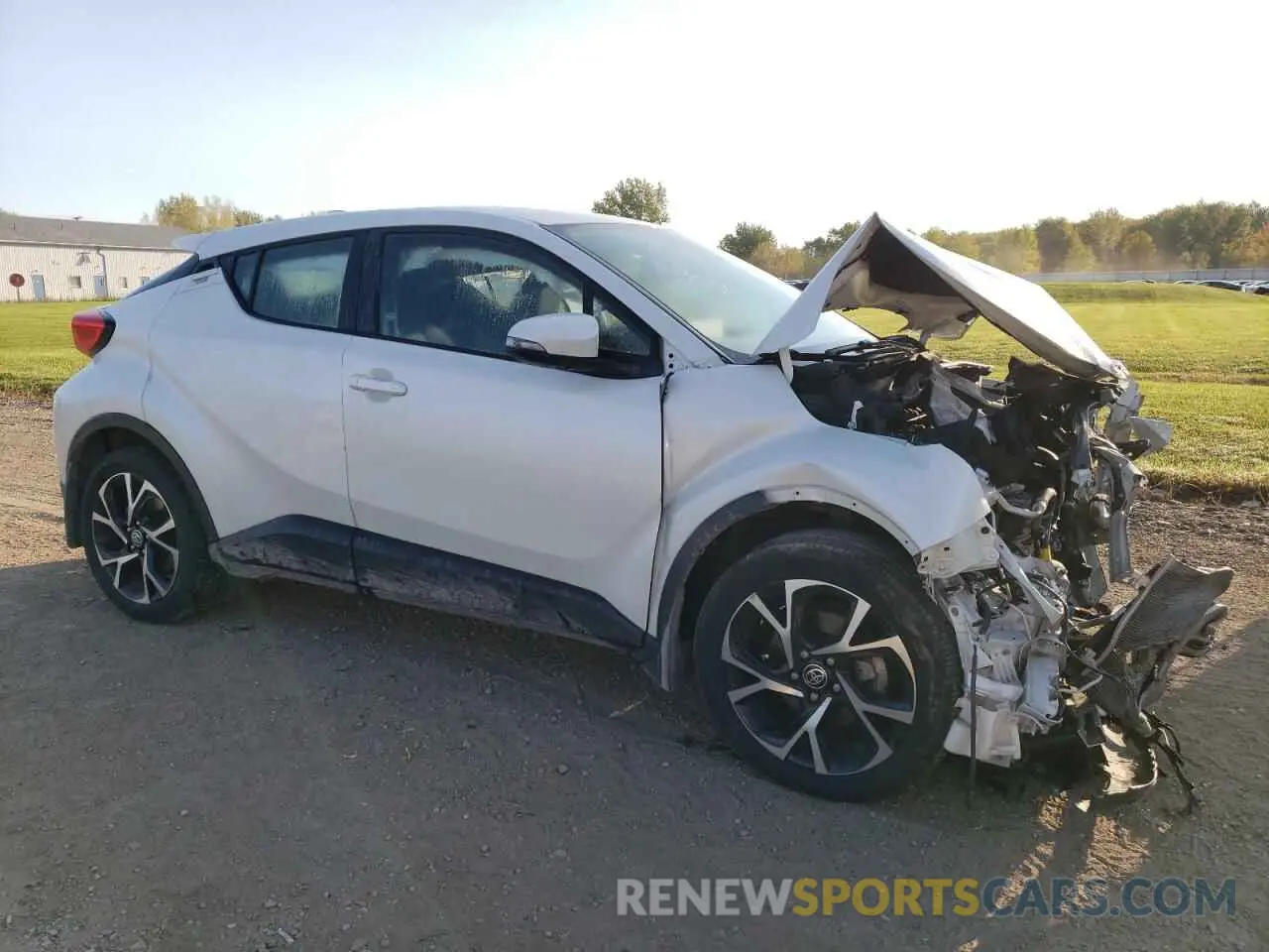4 Photograph of a damaged car NMTKHMBX8MR128572 TOYOTA C-HR 2021