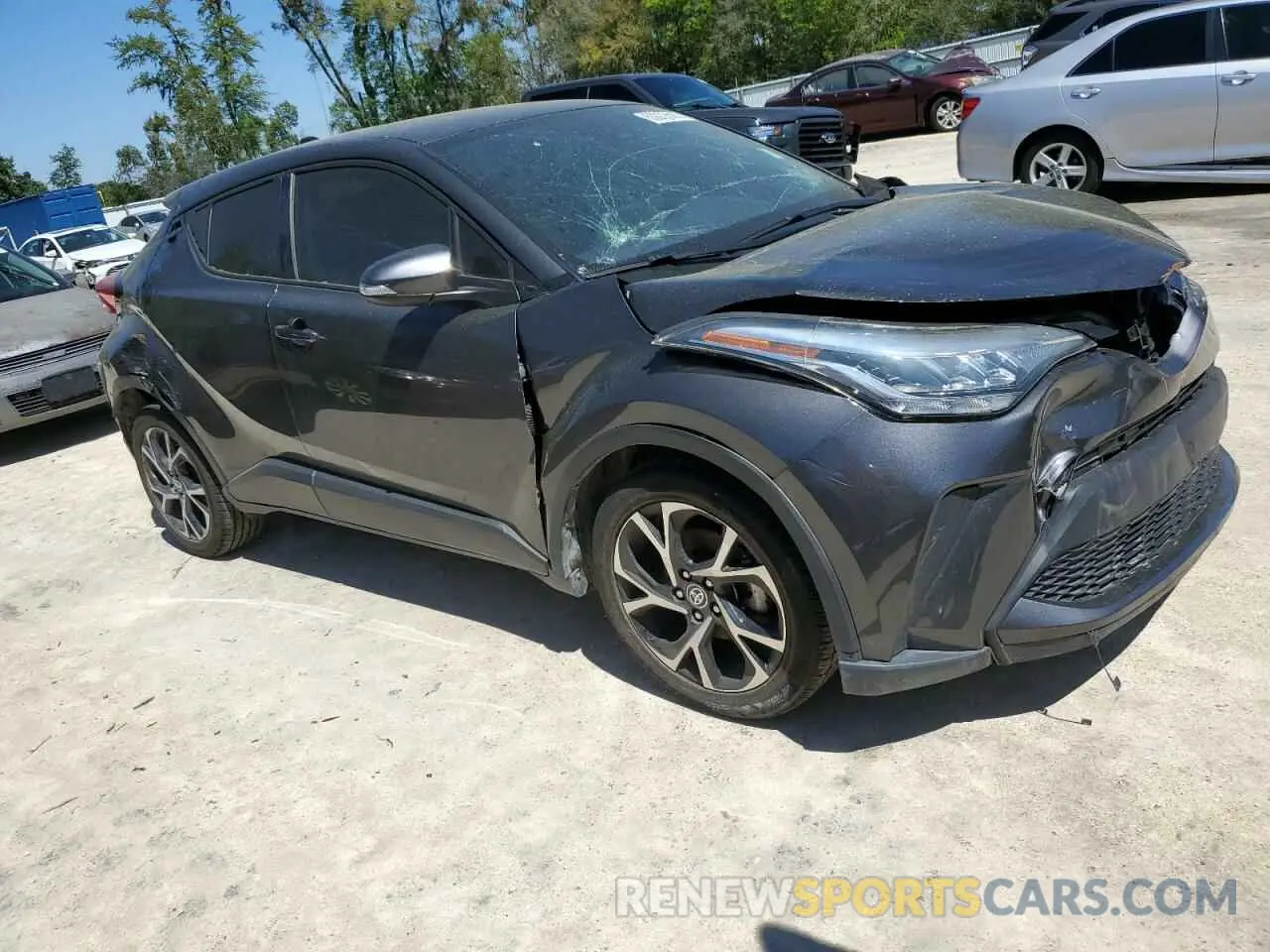 4 Photograph of a damaged car NMTKHMBX9MR123073 TOYOTA C-HR 2021