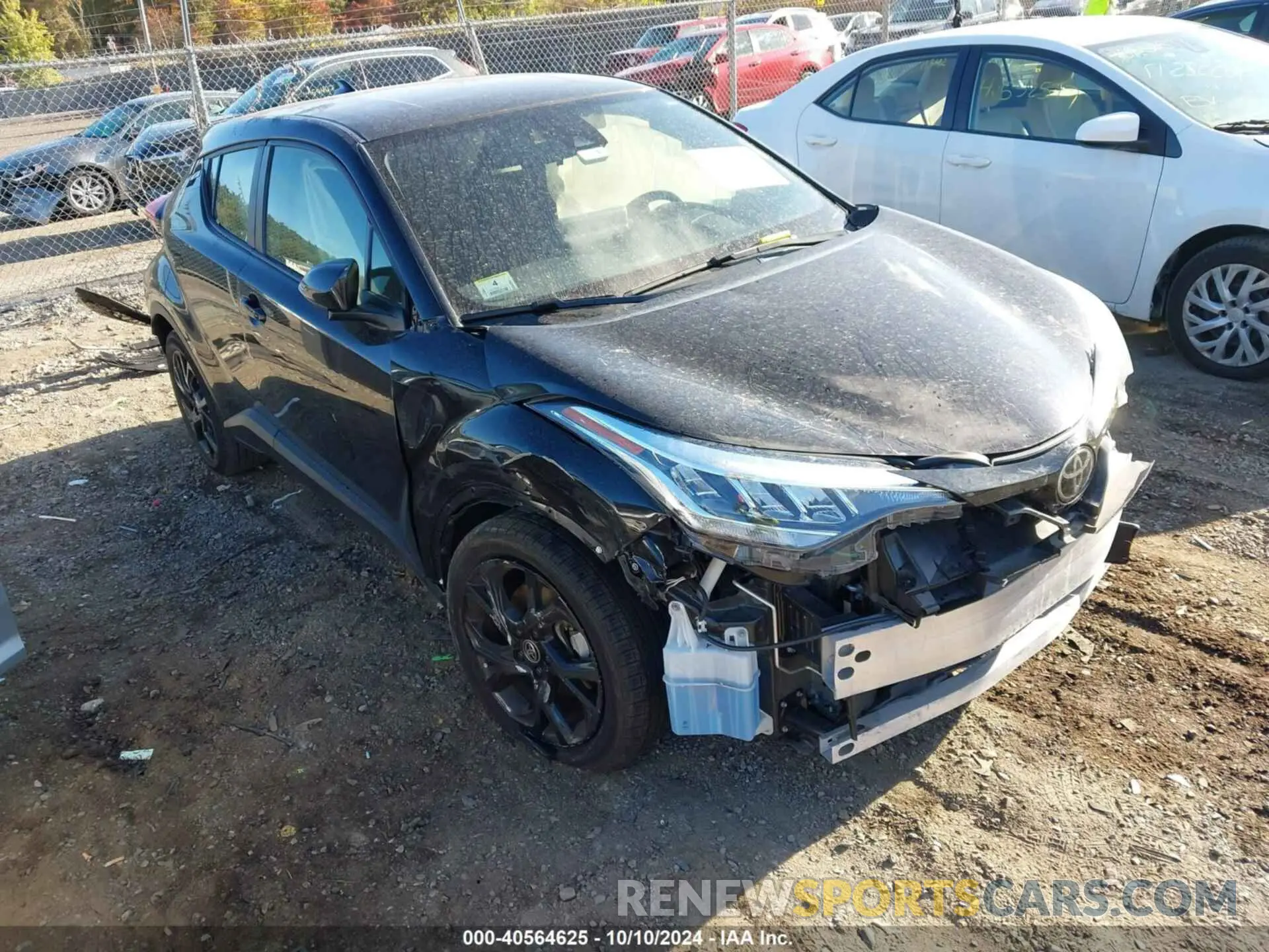 1 Photograph of a damaged car JTNKHMBX2N1131415 TOYOTA C-HR 2022