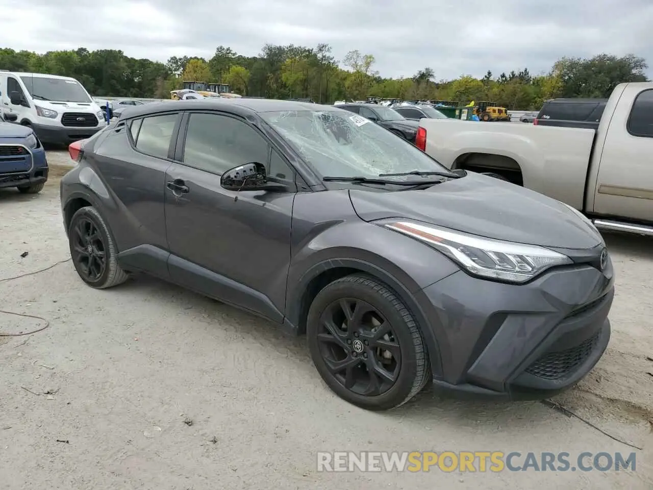 4 Photograph of a damaged car JTNKHMBX3N1133657 TOYOTA C-HR 2022