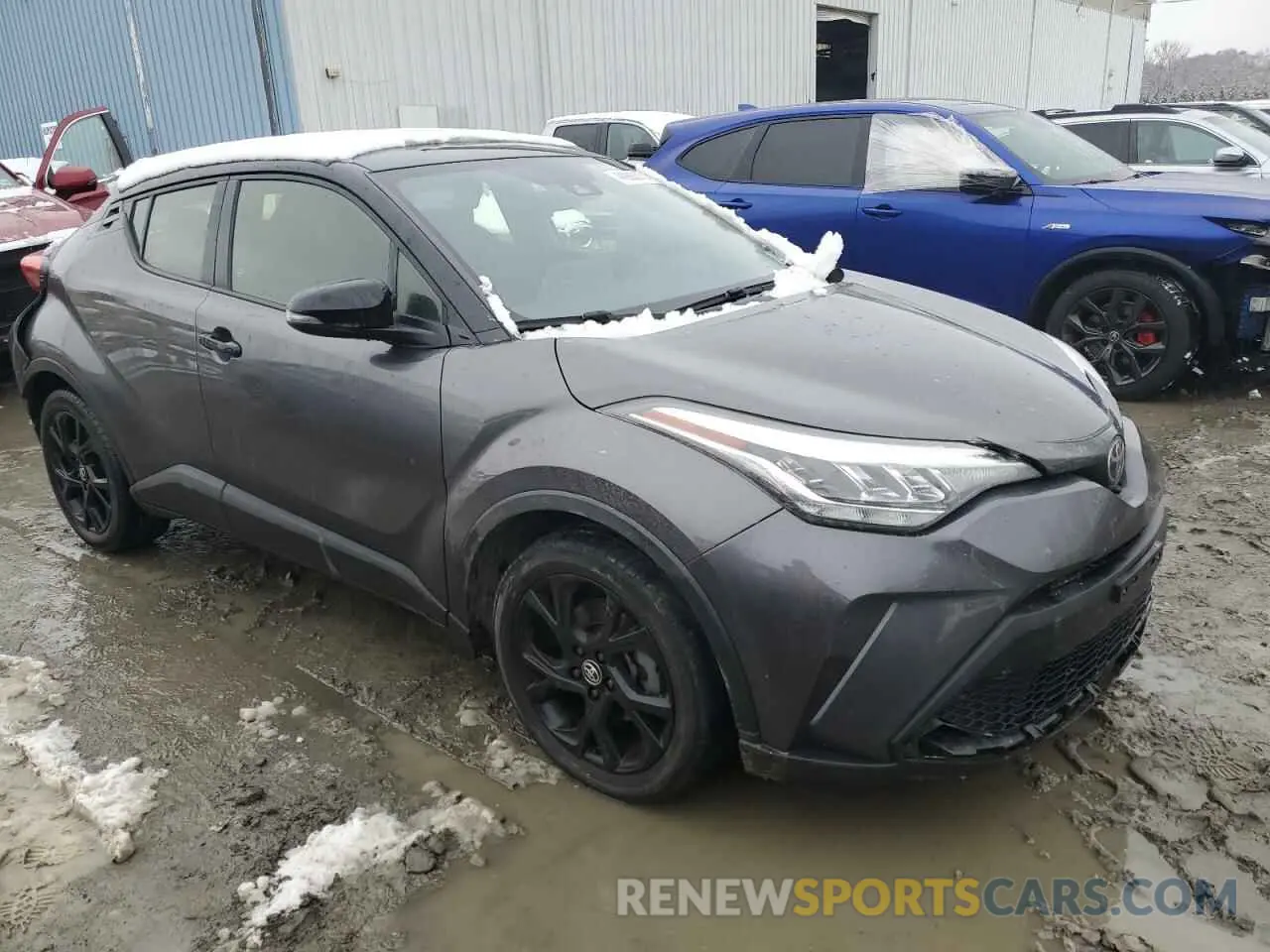 4 Фотография поврежденного автомобиля JTNKHMBX3N1134968 TOYOTA C-HR 2022