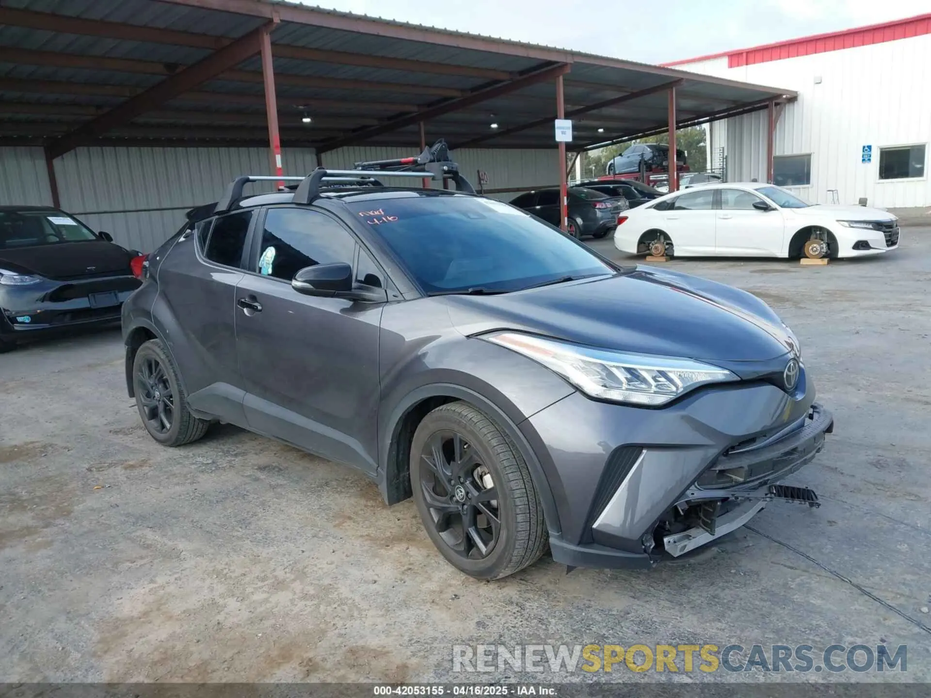 1 Photograph of a damaged car JTNKHMBX9N1135221 TOYOTA C-HR 2022