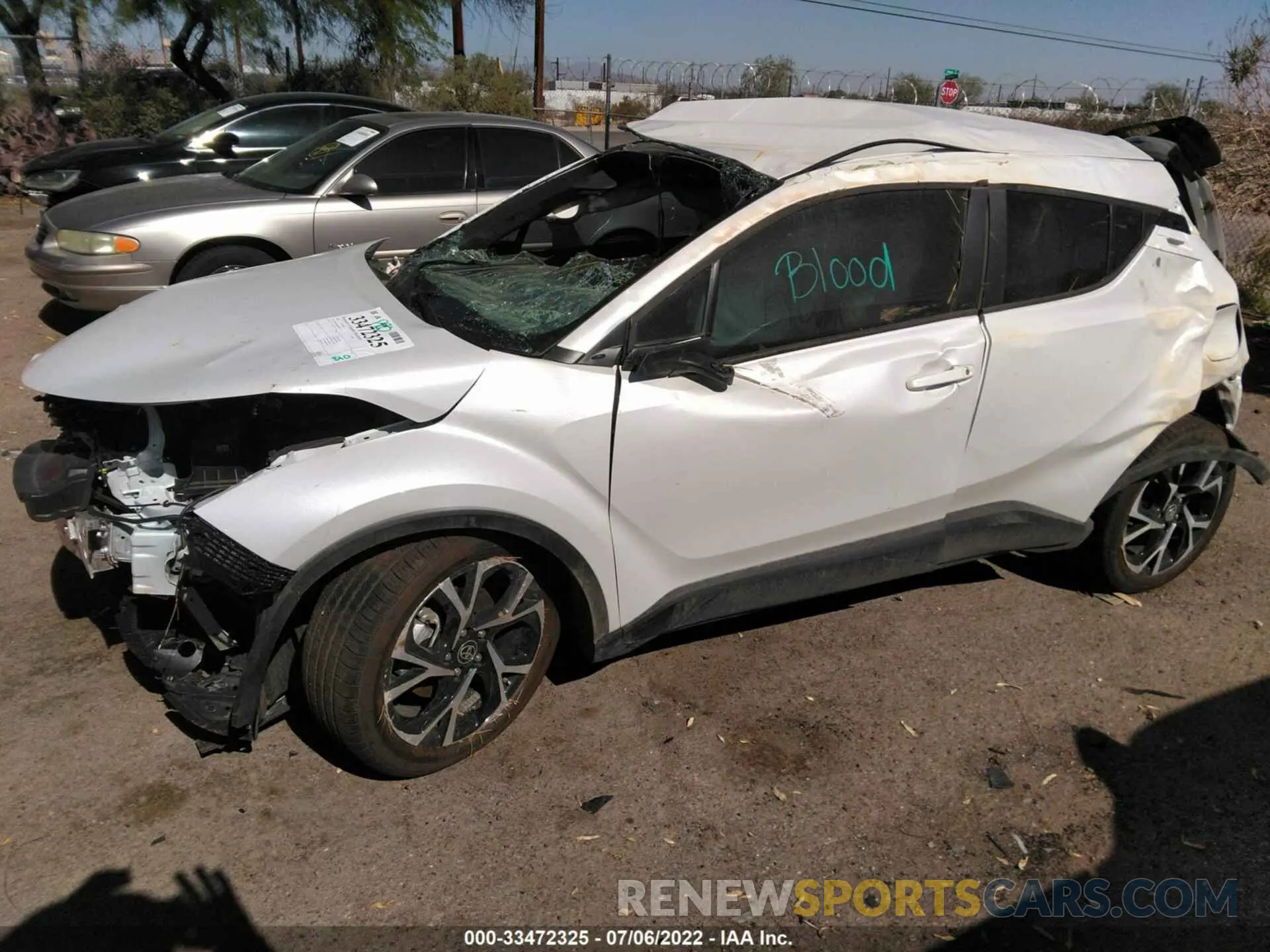 2 Photograph of a damaged car NMTKHMBX0NR144119 TOYOTA C-HR 2022