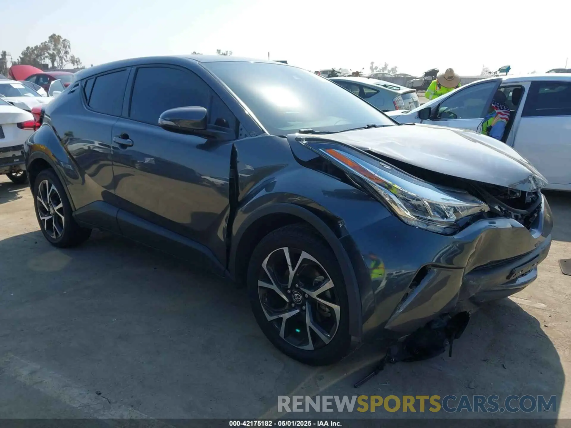 1 Photograph of a damaged car NMTKHMBX1NR144937 TOYOTA C-HR 2022