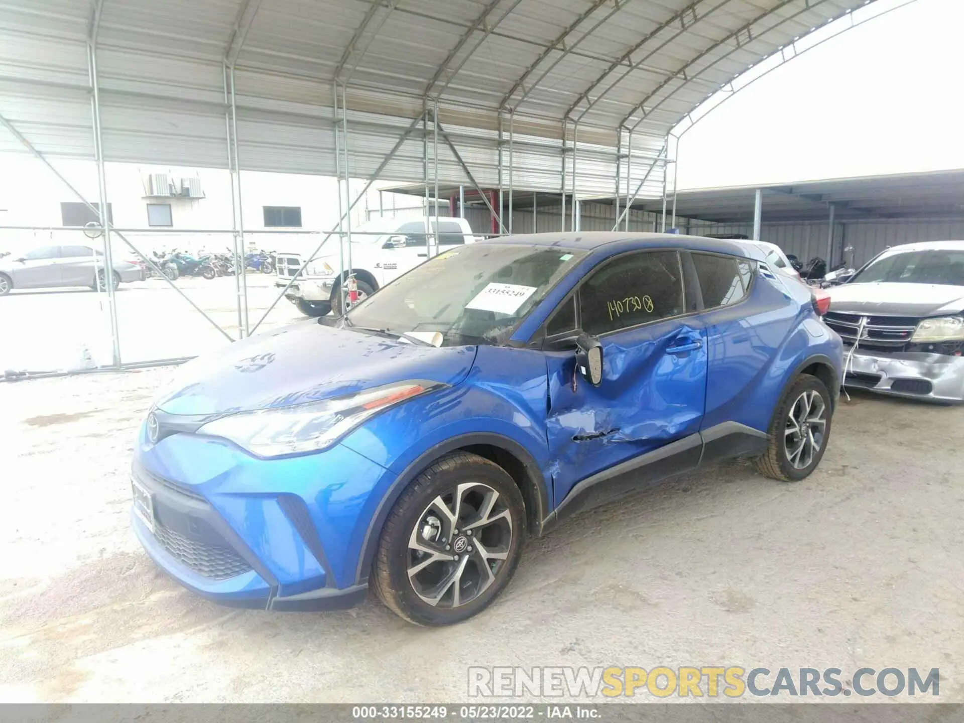 2 Фотография поврежденного автомобиля NMTKHMBX3NR140730 TOYOTA C-HR 2022