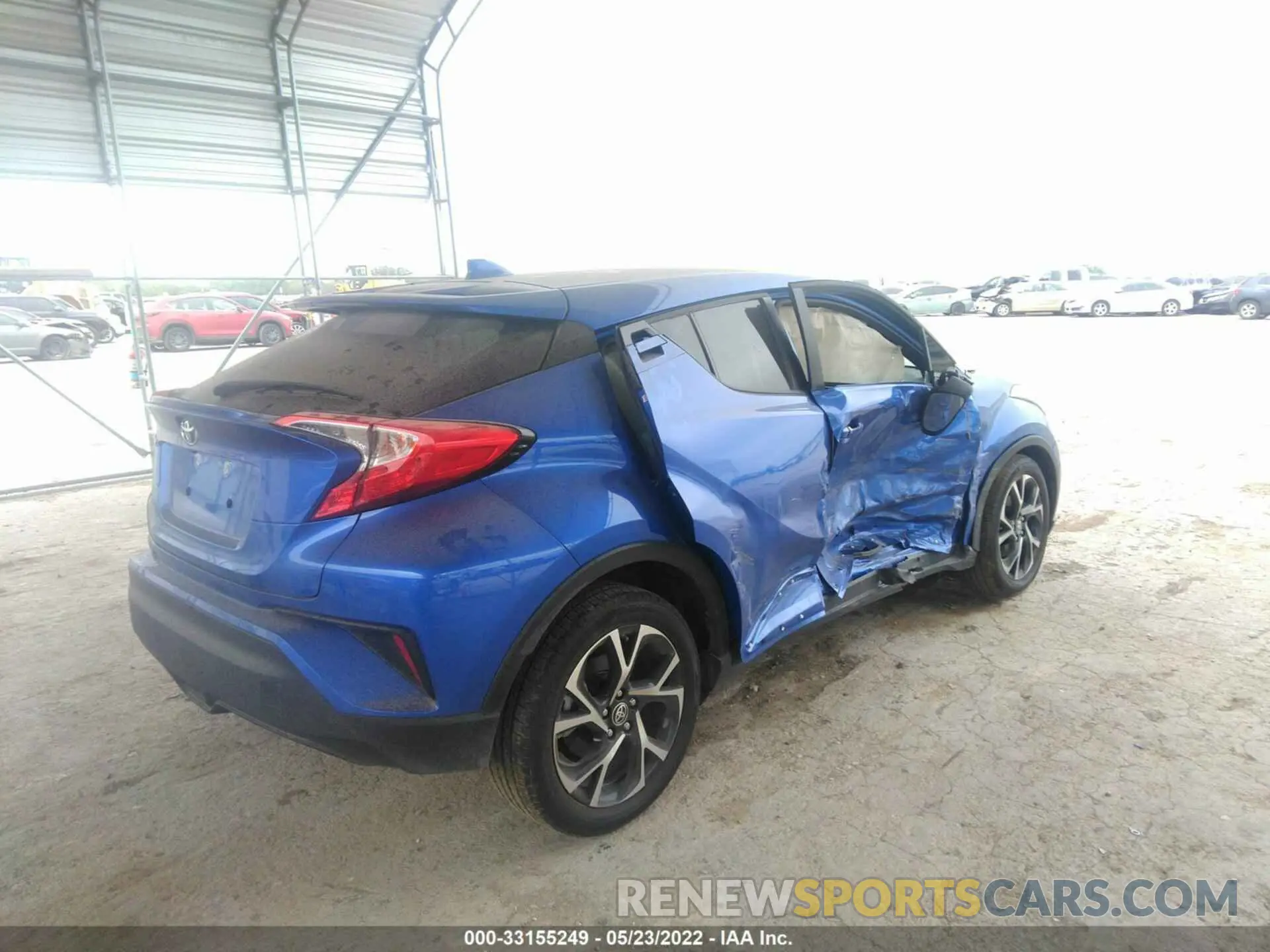 4 Фотография поврежденного автомобиля NMTKHMBX3NR140730 TOYOTA C-HR 2022