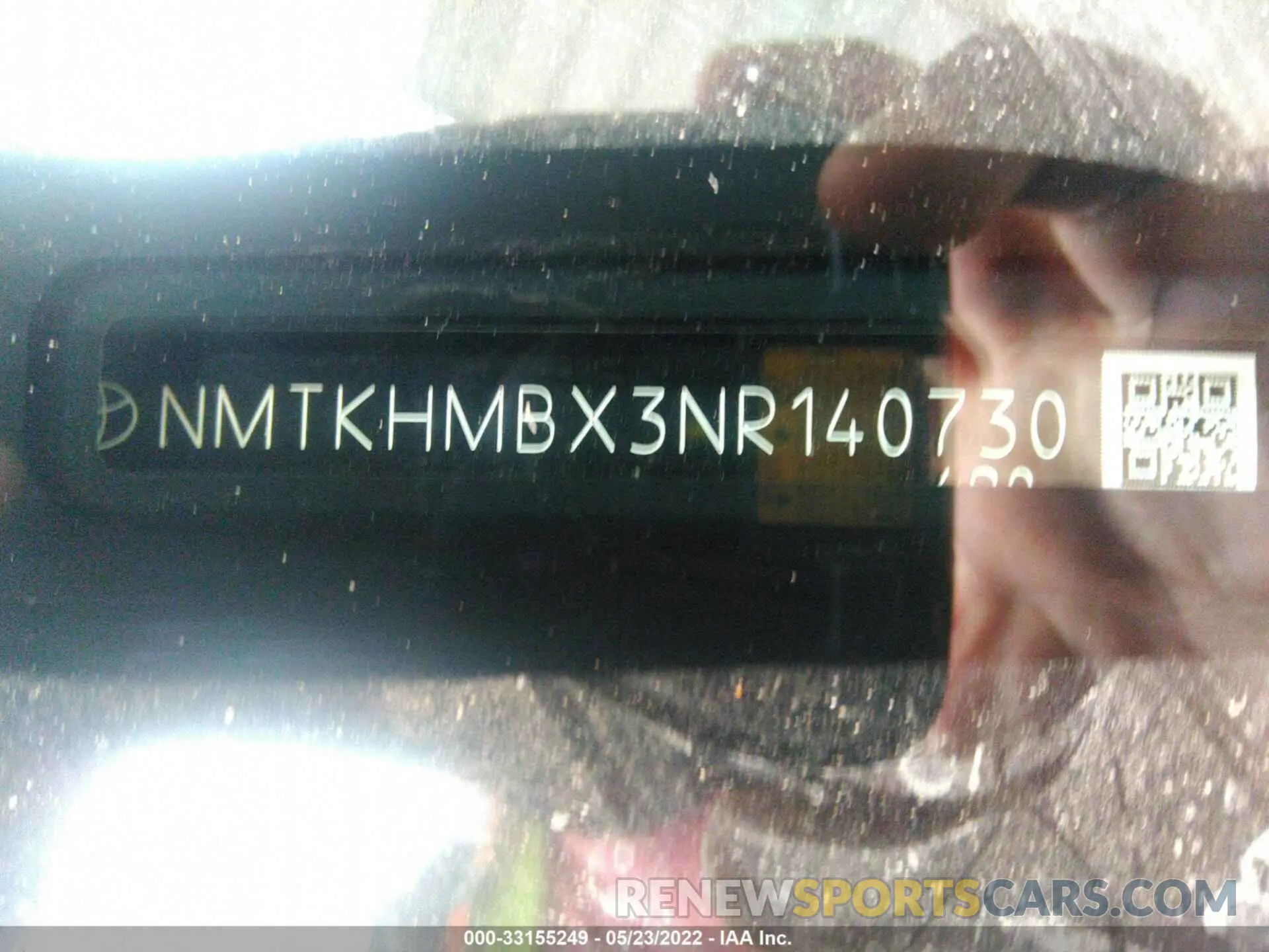 9 Фотография поврежденного автомобиля NMTKHMBX3NR140730 TOYOTA C-HR 2022