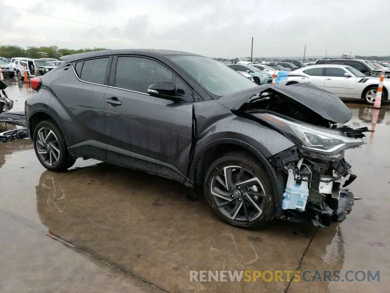 4 Фотография поврежденного автомобиля NMTKHMBX3NR145099 TOYOTA C-HR 2022