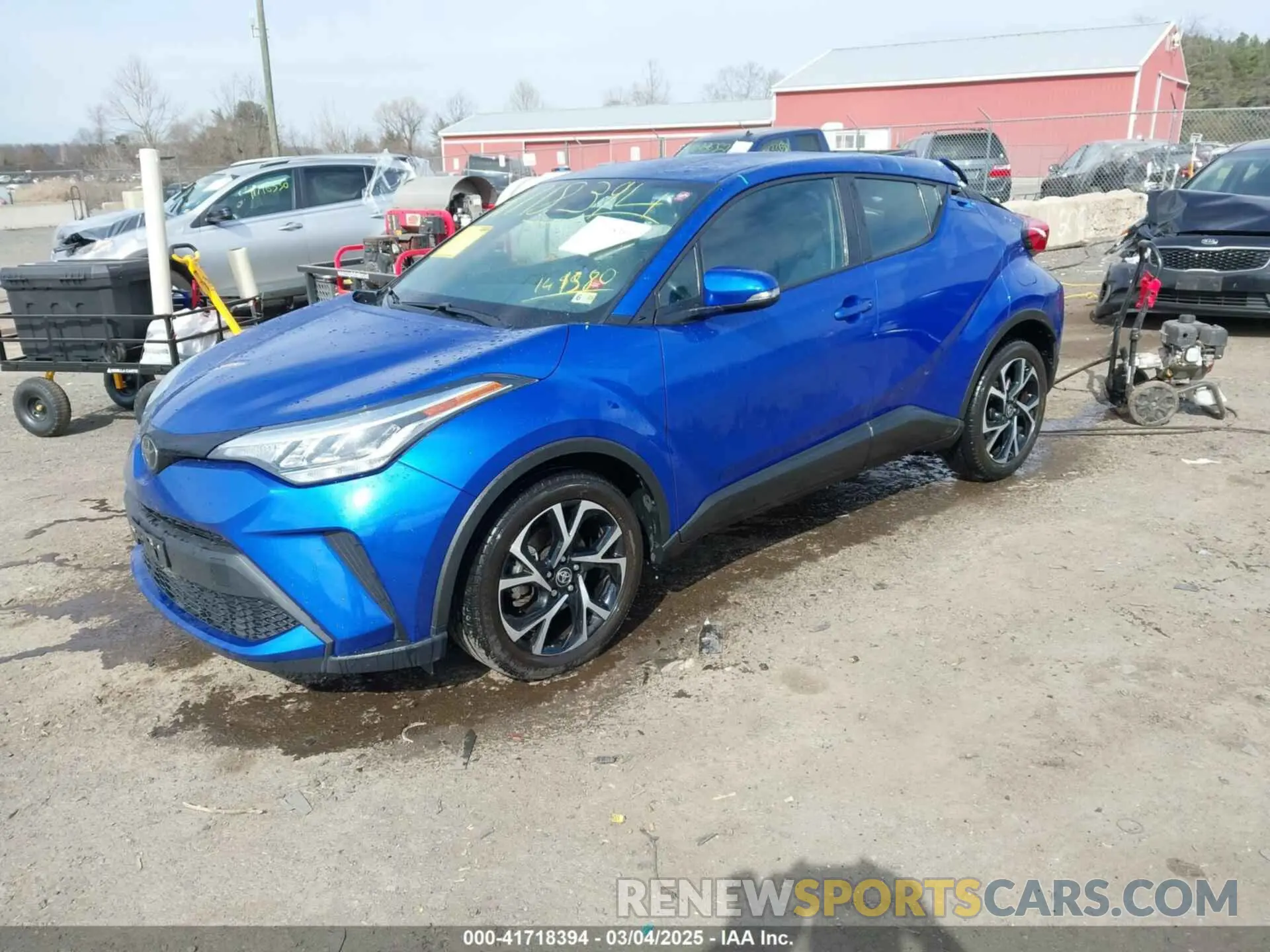 2 Фотография поврежденного автомобиля NMTKHMBX4NR141580 TOYOTA C-HR 2022
