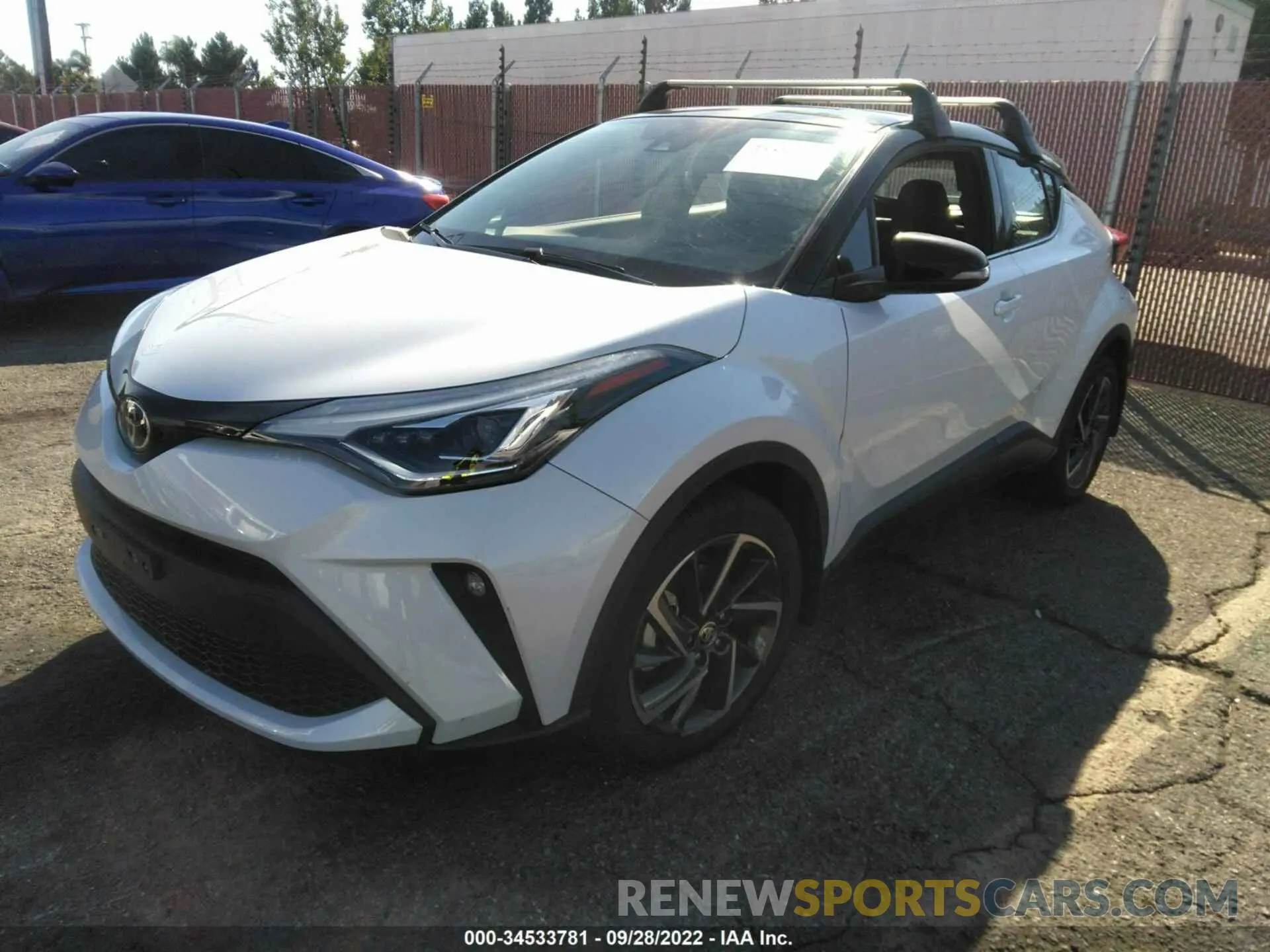 2 Photograph of a damaged car NMTKHMBX4NR145936 TOYOTA C-HR 2022