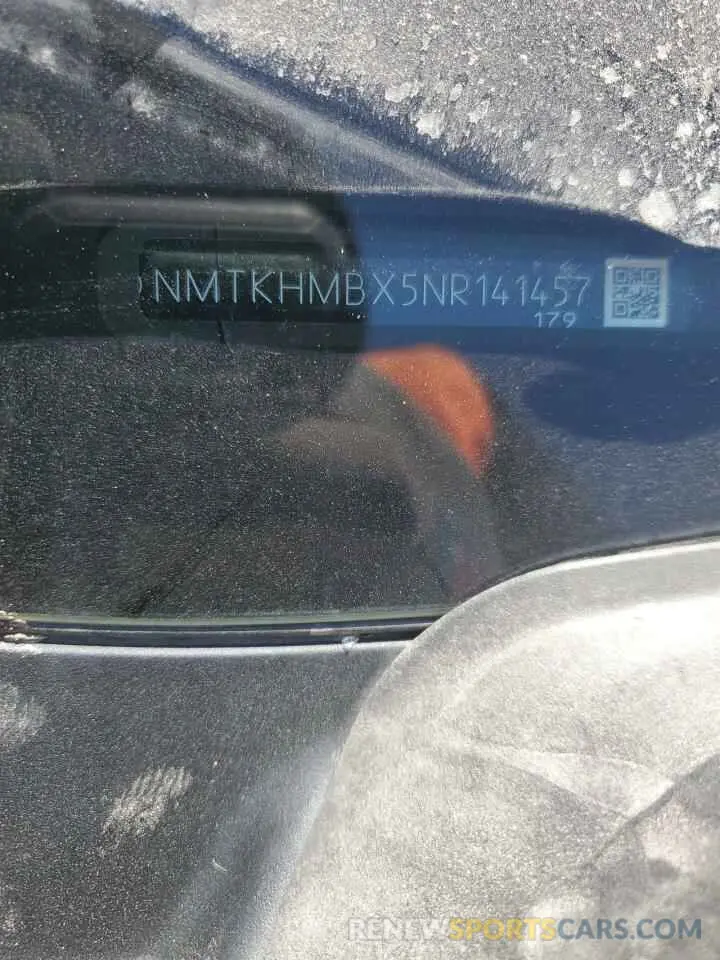 13 Фотография поврежденного автомобиля NMTKHMBX5NR141457 TOYOTA C-HR 2022