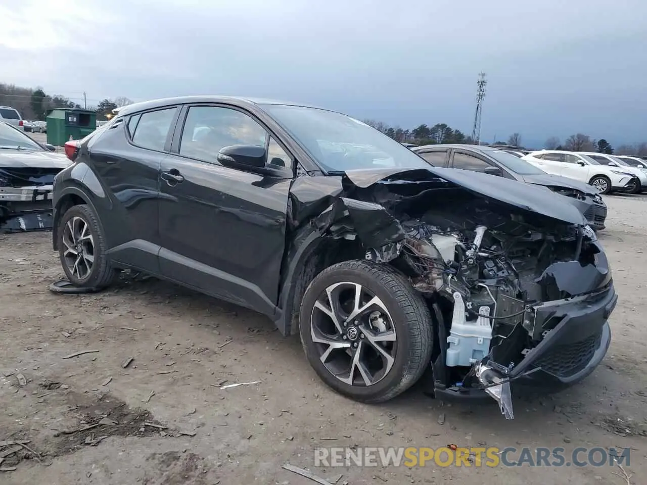 4 Фотография поврежденного автомобиля NMTKHMBX6NR141581 TOYOTA C-HR 2022