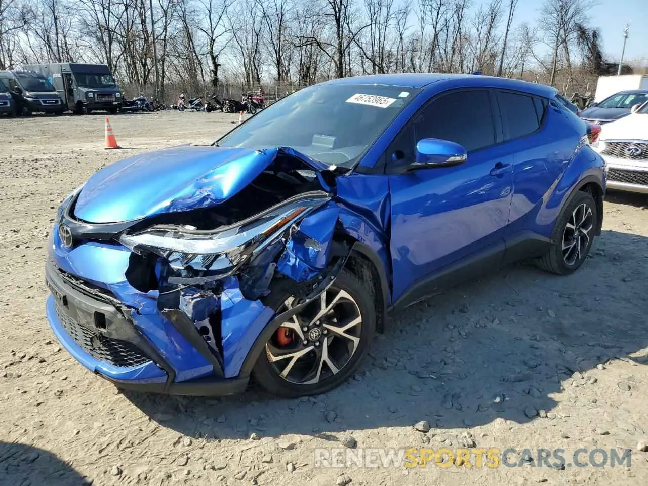 1 Photograph of a damaged car NMTKHMBX6NR141726 TOYOTA C-HR 2022