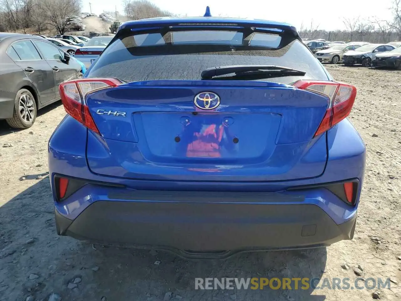 6 Photograph of a damaged car NMTKHMBX6NR141726 TOYOTA C-HR 2022