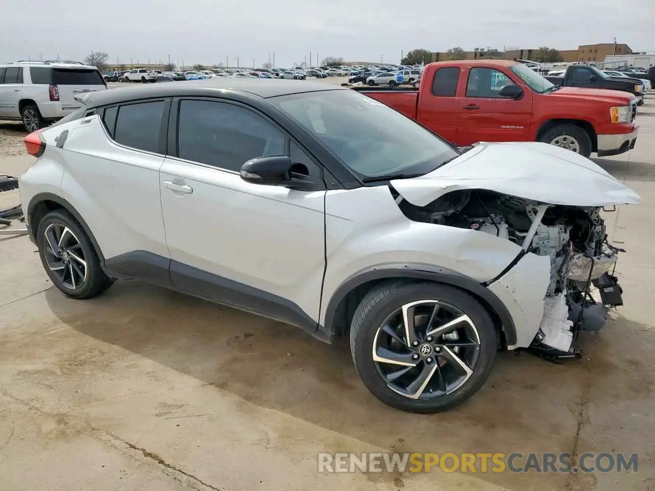 4 Фотография поврежденного автомобиля NMTKHMBX6NR146554 TOYOTA C-HR 2022