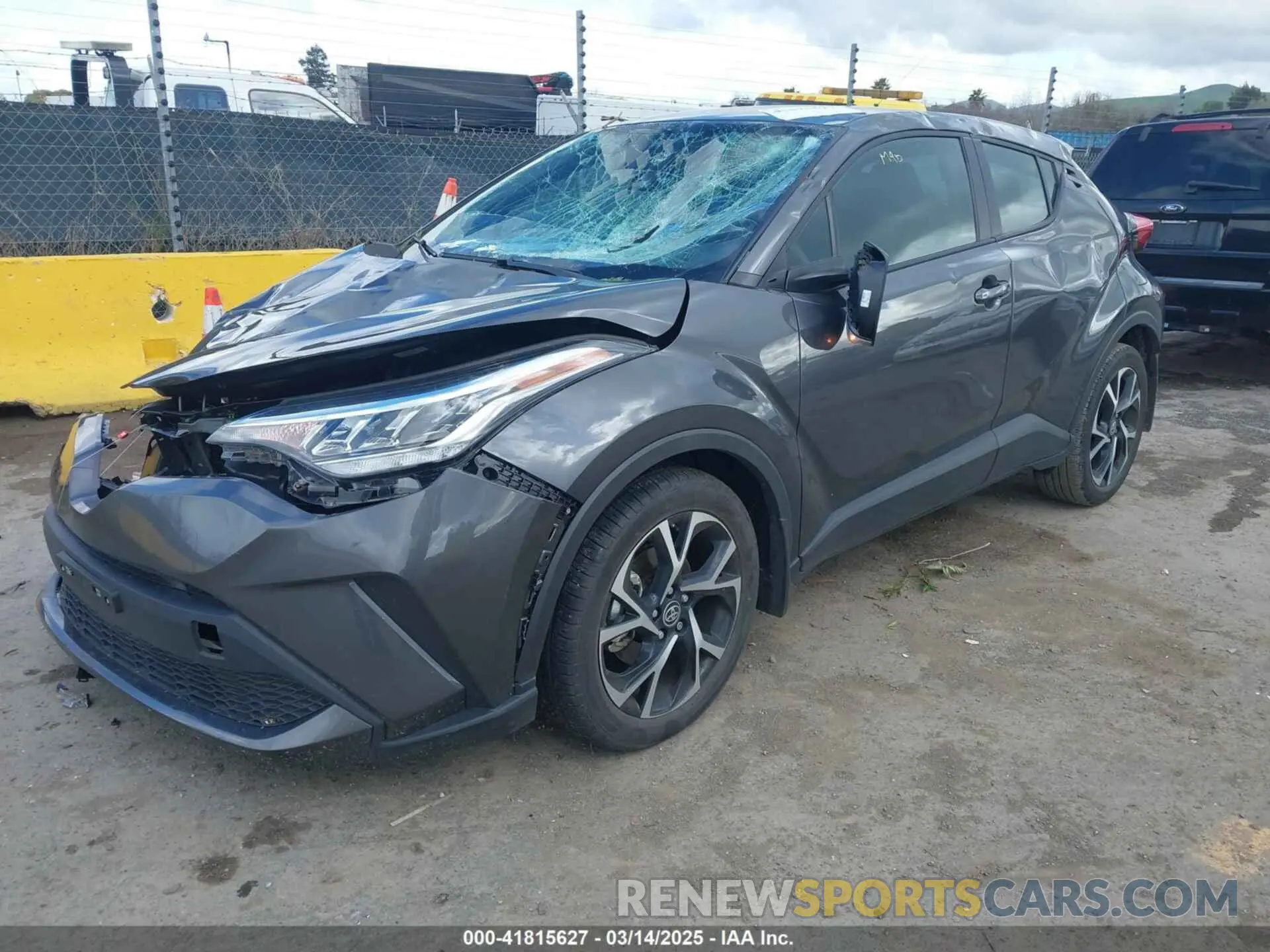 2 Фотография поврежденного автомобиля NMTKHMBX6NR147770 TOYOTA C-HR 2022