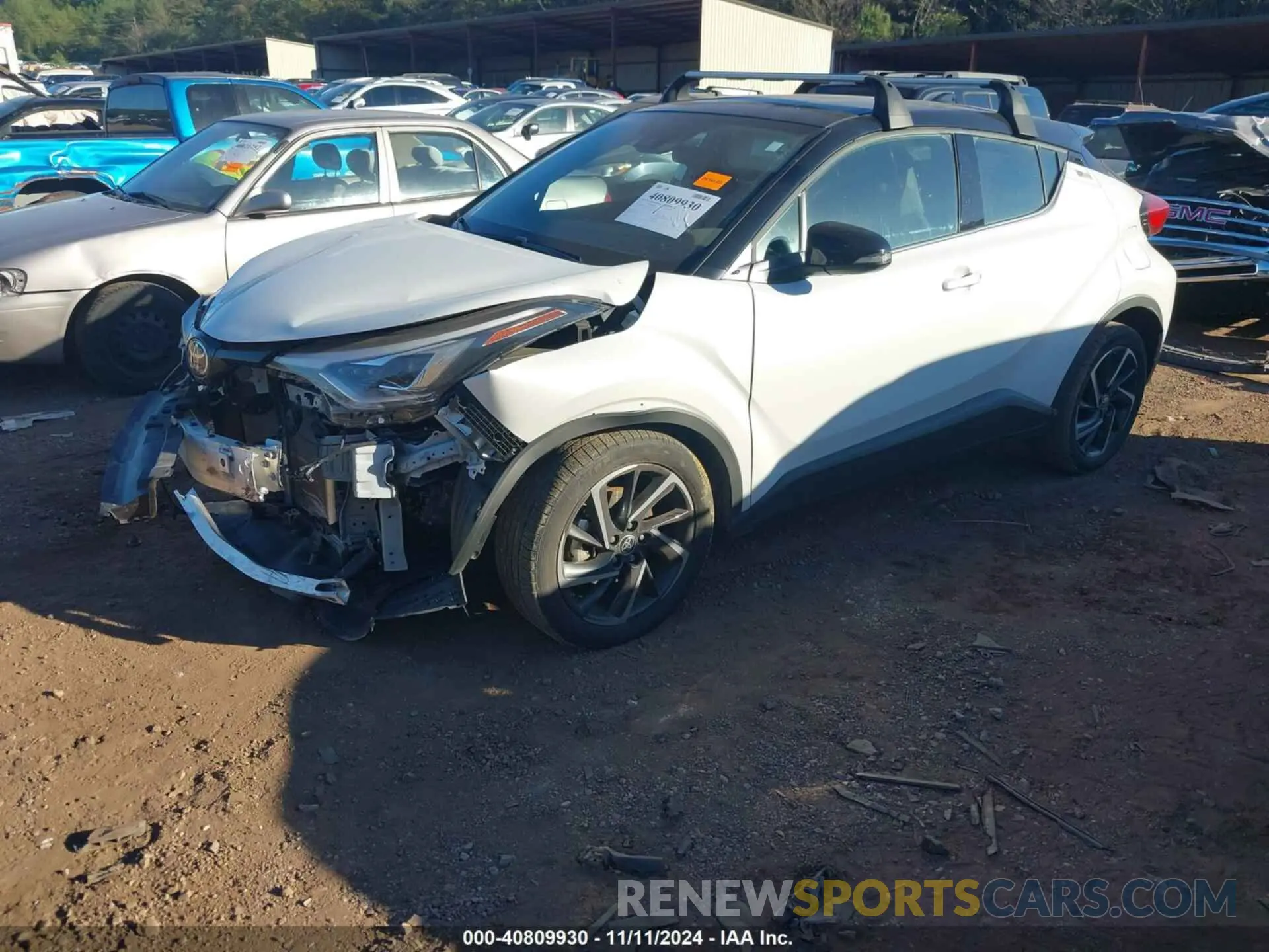 2 Фотография поврежденного автомобиля NMTKHMBX7NR146336 TOYOTA C-HR 2022