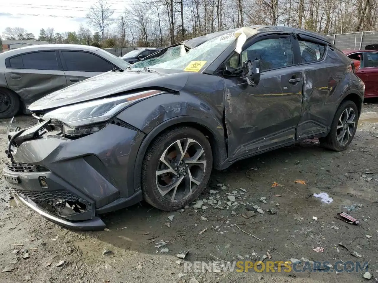 1 Photograph of a damaged car NMTKHMBX8NR140609 TOYOTA C-HR 2022