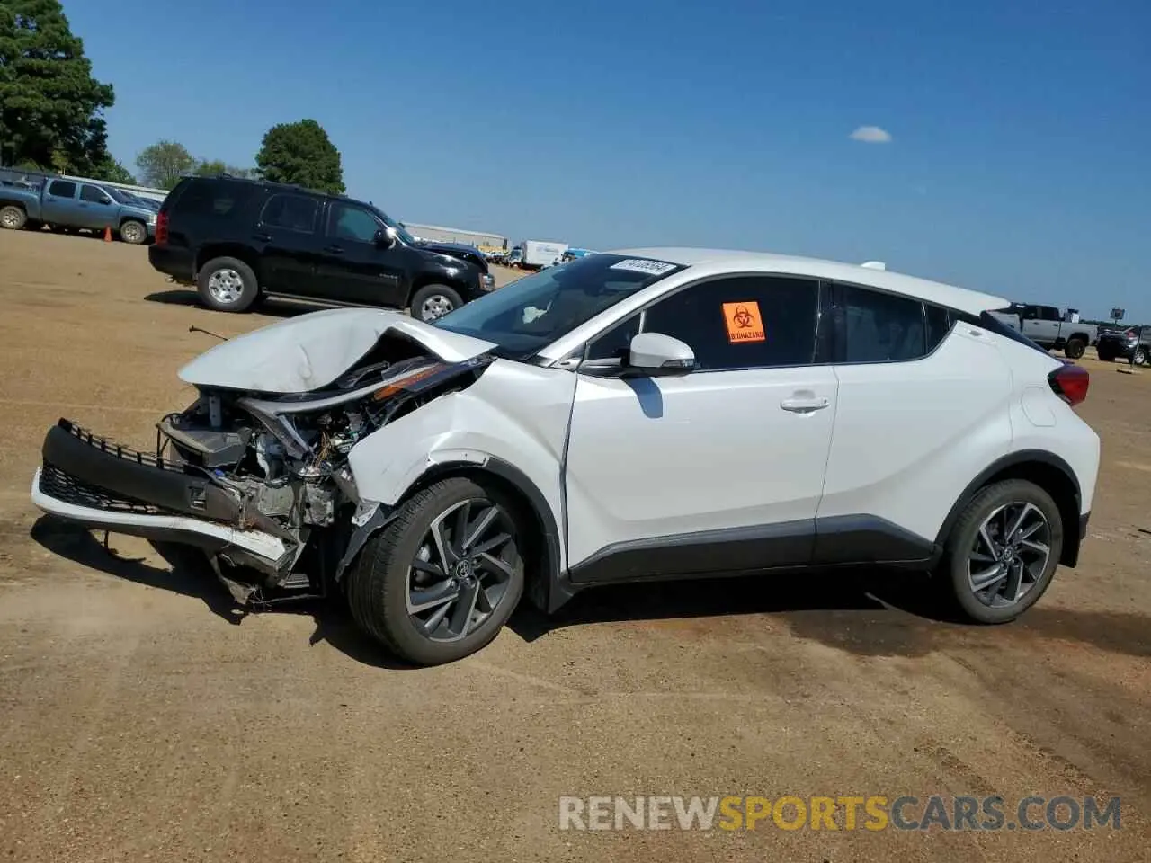1 Photograph of a damaged car NMTKHMBX8NR143400 TOYOTA C-HR 2022
