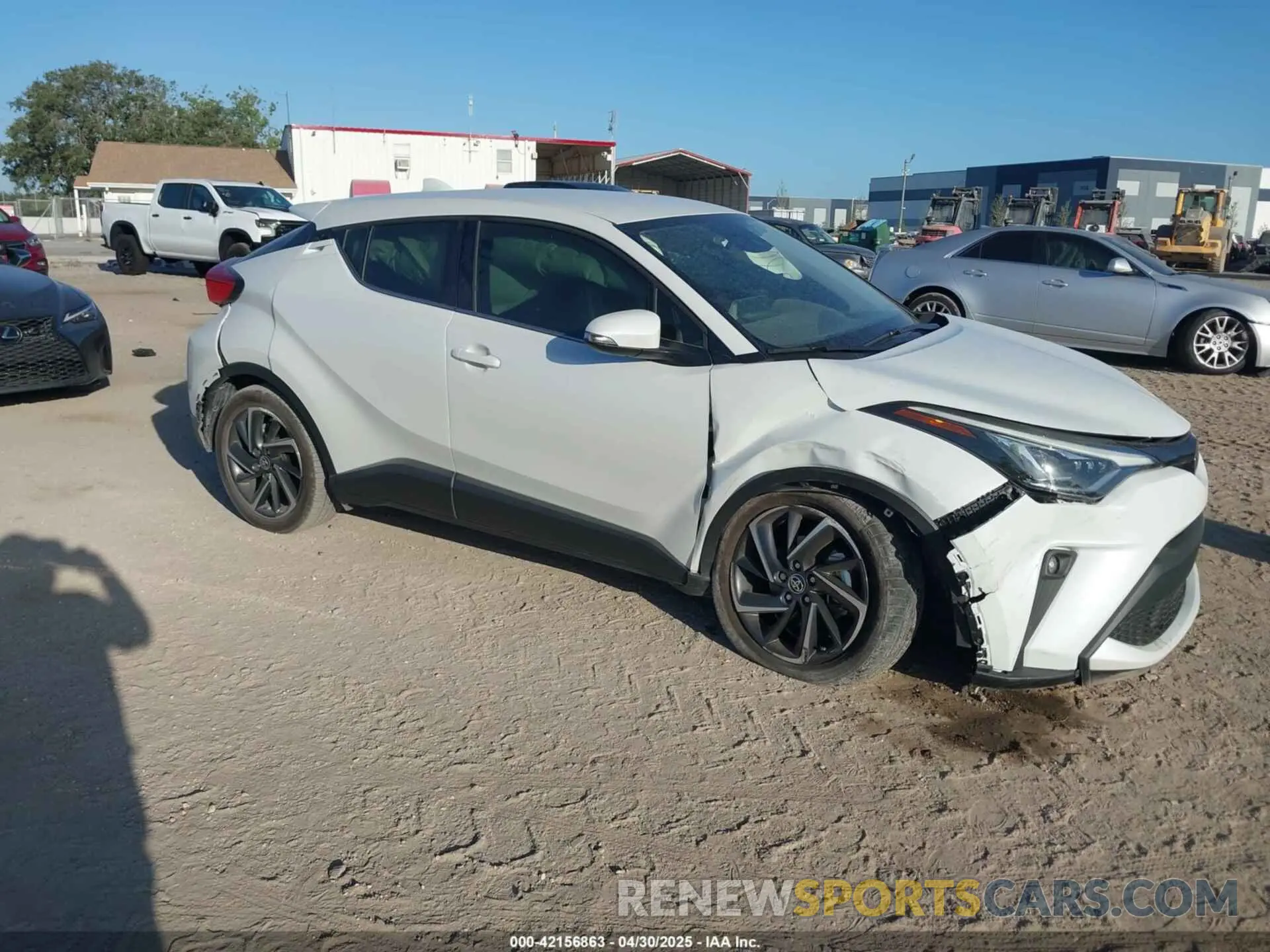 1 Photograph of a damaged car NMTKHMBX8NR145518 TOYOTA C-HR 2022