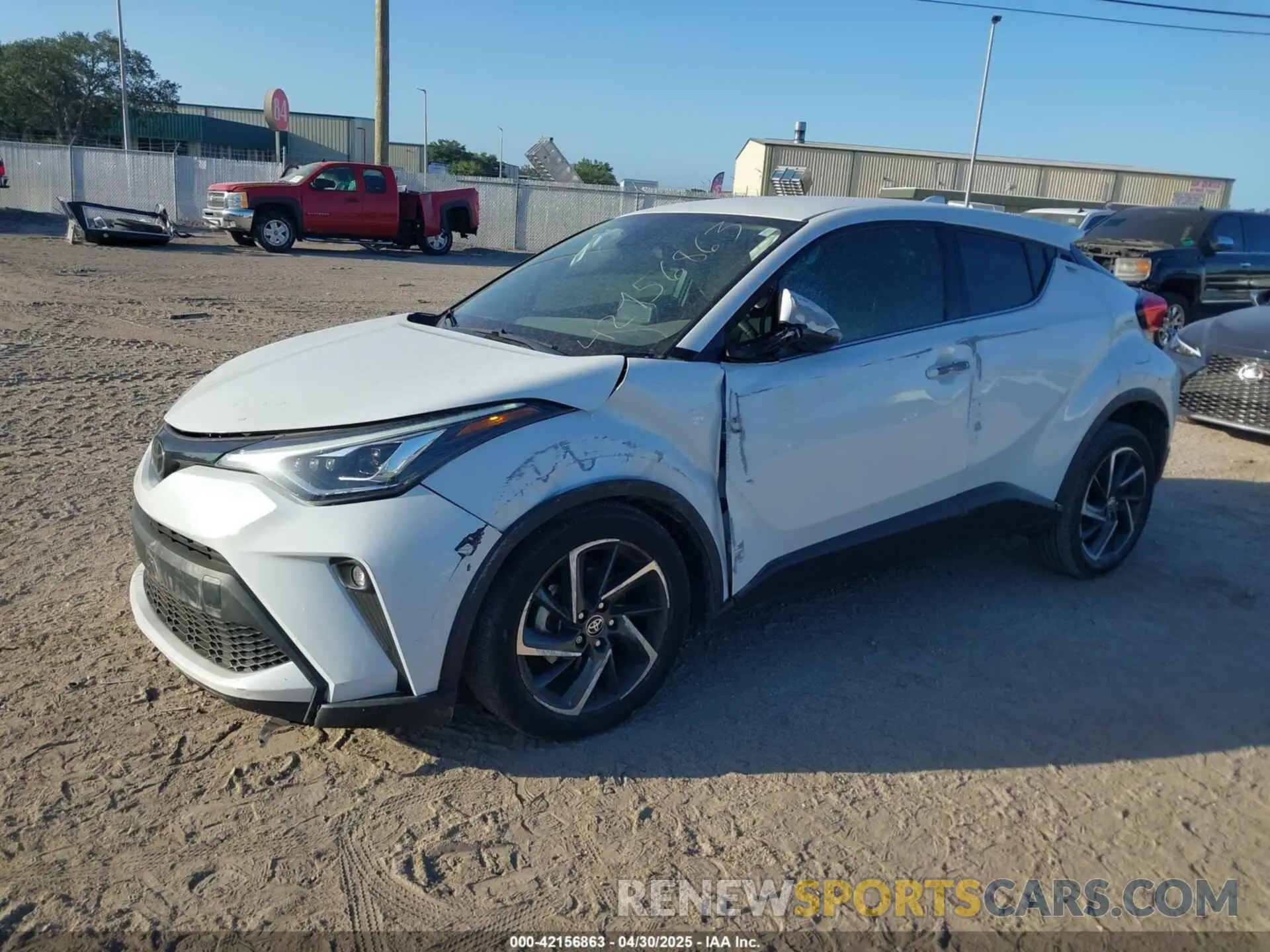 2 Photograph of a damaged car NMTKHMBX8NR145518 TOYOTA C-HR 2022