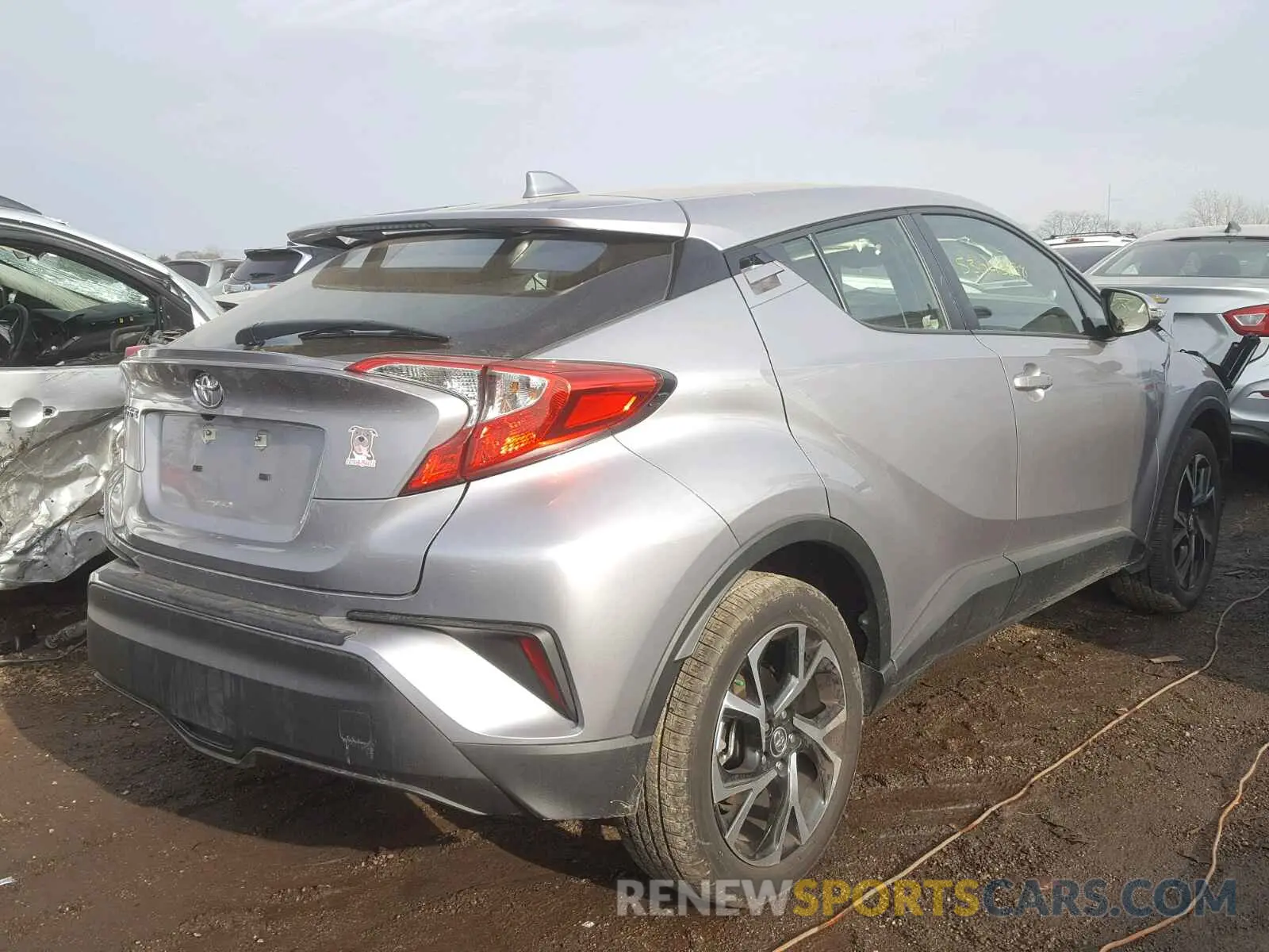 4 Photograph of a damaged car JTNKHMBX0K1012449 TOYOTA C-HR XLE 2019