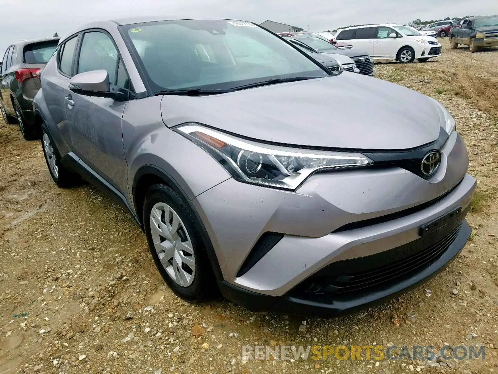 1 Photograph of a damaged car JTNKHMBX2K1024697 TOYOTA C-HR XLE 2019