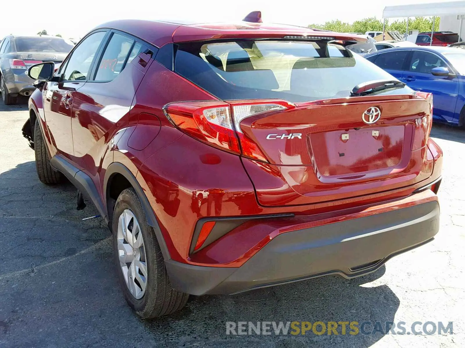 3 Photograph of a damaged car JTNKHMBX6K1020281 TOYOTA C-HR XLE 2019
