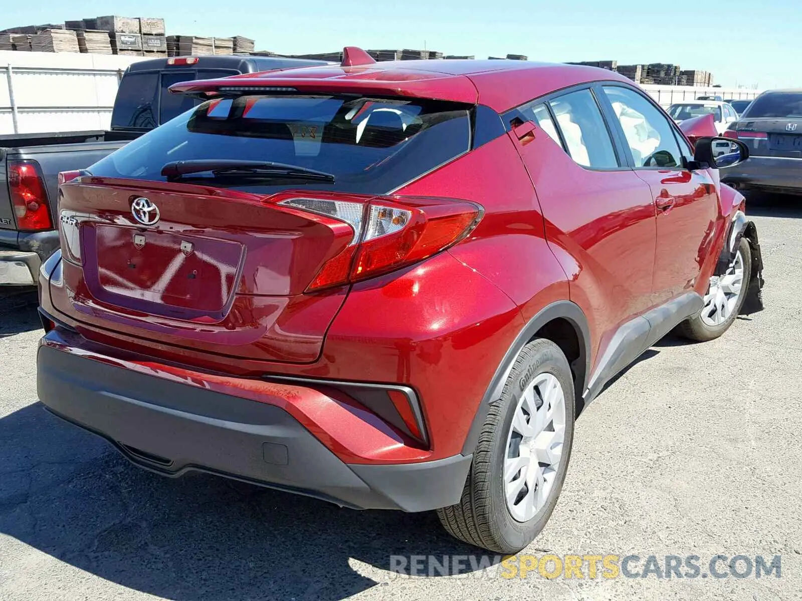 4 Photograph of a damaged car JTNKHMBX6K1020281 TOYOTA C-HR XLE 2019