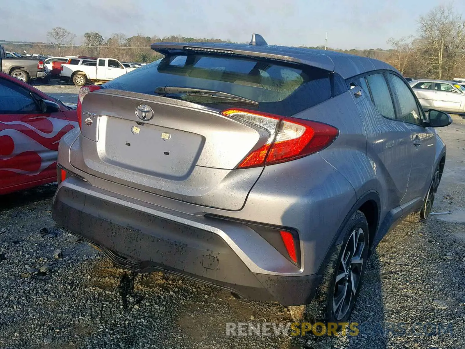 4 Photograph of a damaged car JTNKHMBX7K1019950 TOYOTA C-HR XLE 2019