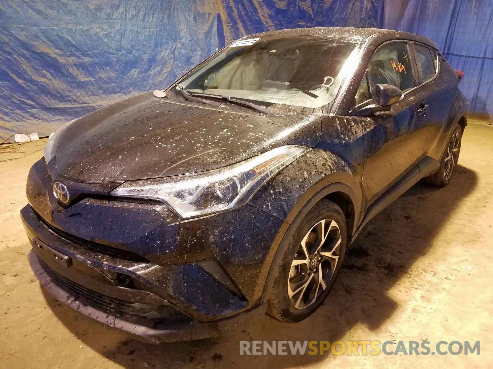 2 Photograph of a damaged car JTNKHMBX7K1032780 TOYOTA C-HR XLE 2019