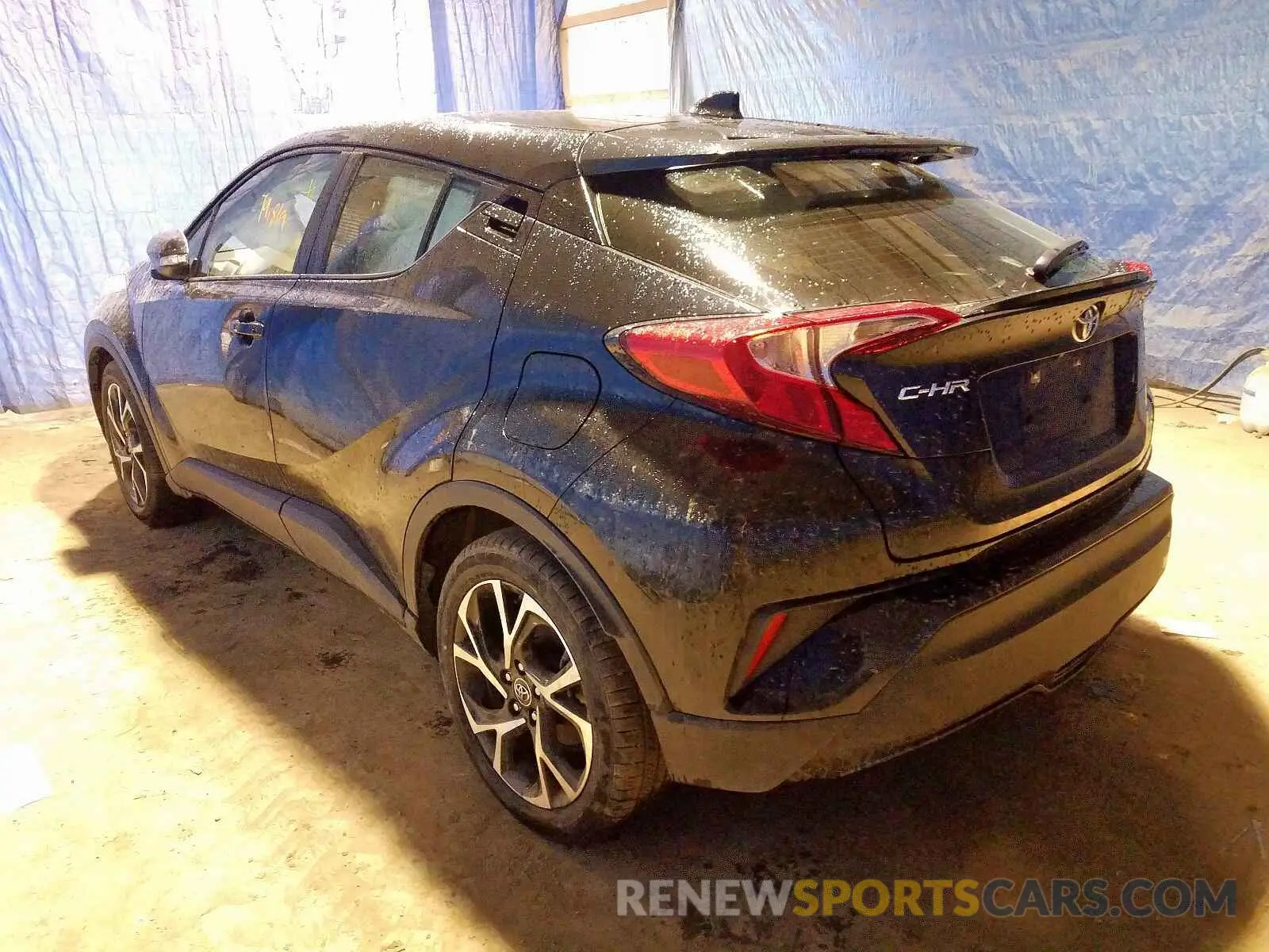 3 Photograph of a damaged car JTNKHMBX7K1032780 TOYOTA C-HR XLE 2019
