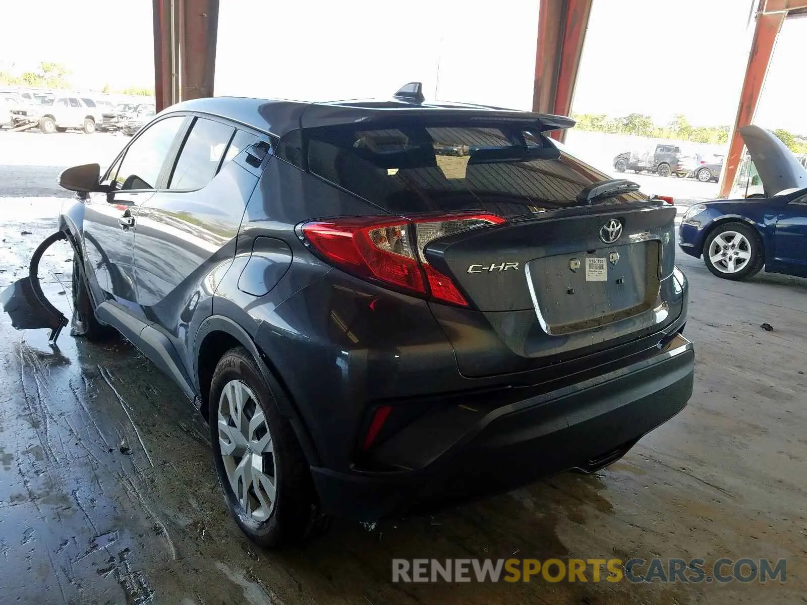 3 Photograph of a damaged car JTNKHMBX9K1018248 TOYOTA C-HR XLE 2019