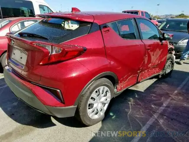 4 Photograph of a damaged car JTNKHMBXXK1031901 TOYOTA C-HR XLE 2019
