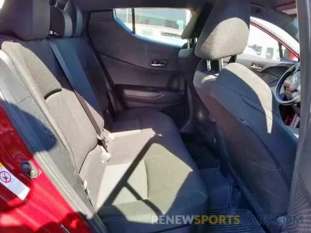 6 Photograph of a damaged car JTNKHMBXXK1031901 TOYOTA C-HR XLE 2019