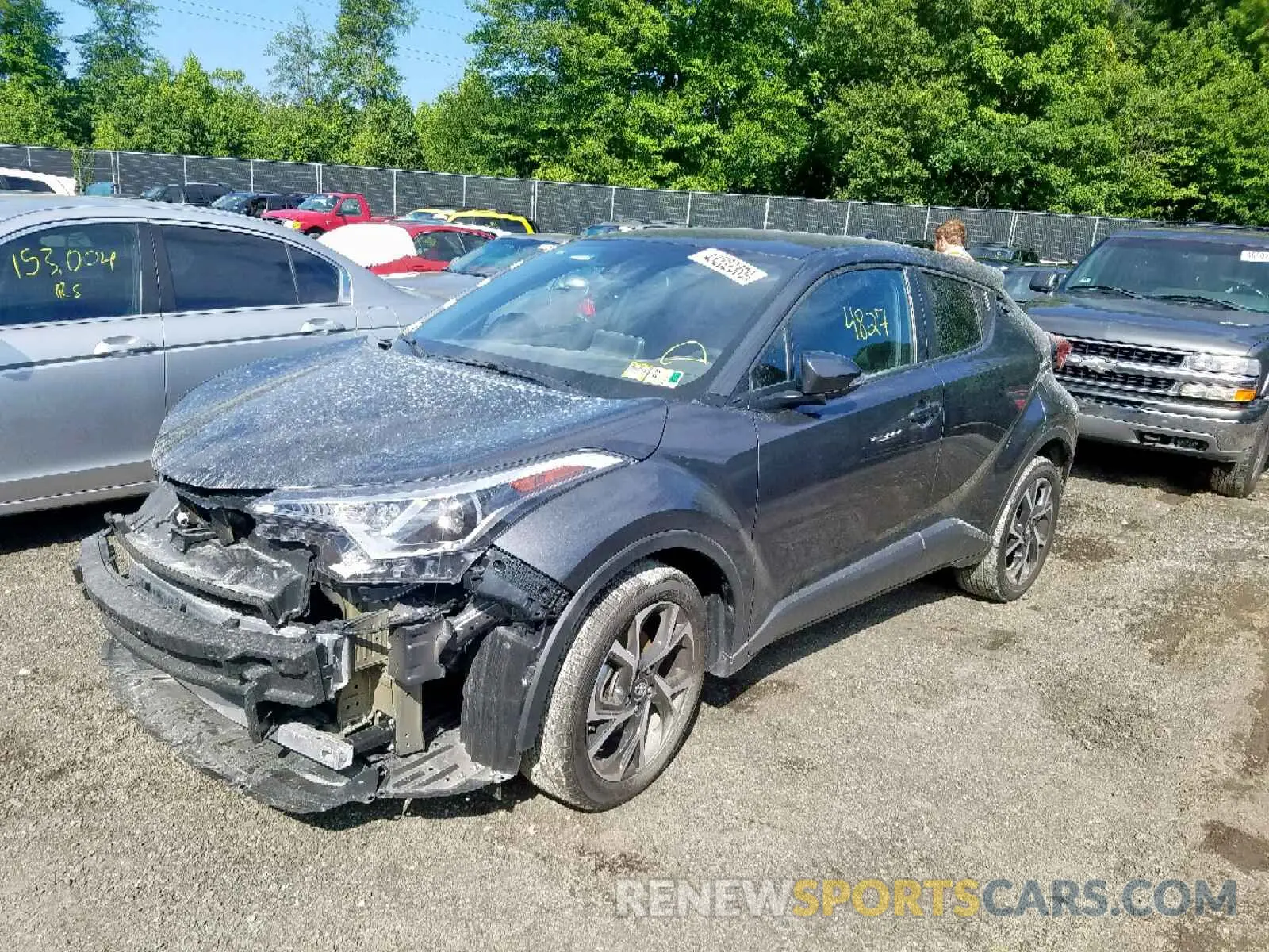 2 Photograph of a damaged car NMTKHMBX7KR073626 TOYOTA C-HR XLE 2019